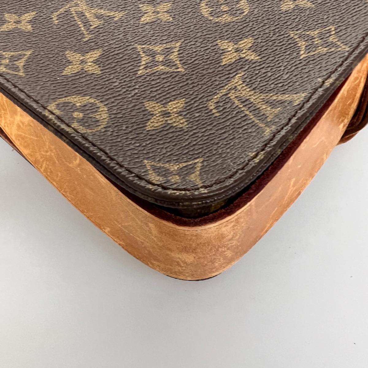 LOUIS VUITTON Monogram Cartouchiere GM Shoulder Bag M51252 LV jk2551