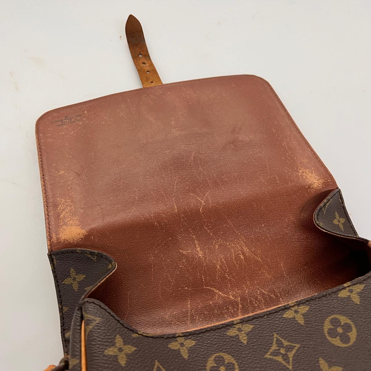 LOUIS VUITTON Monogram Cartouchiere GM Shoulder Bag M51252 LV jk2551