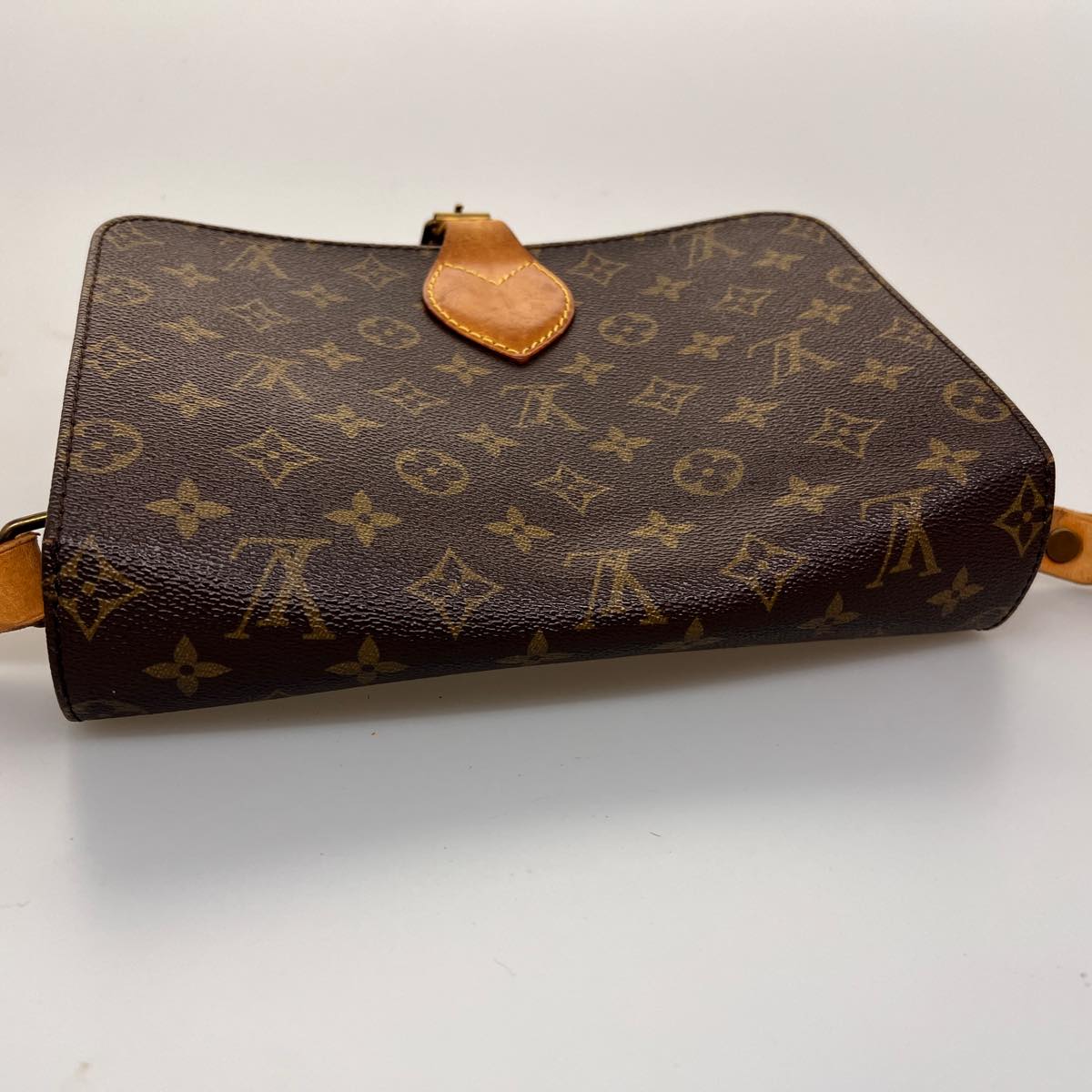 LOUIS VUITTON Monogram Cartouchiere GM Shoulder Bag M51252 LV jk2551