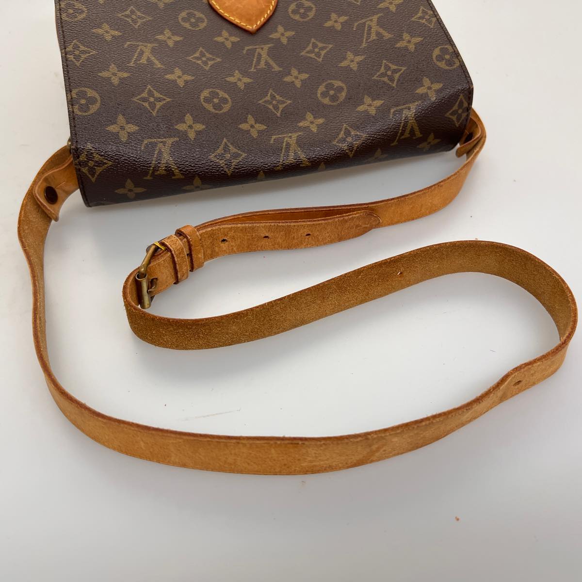 LOUIS VUITTON Monogram Cartouchiere GM Shoulder Bag M51252 LV jk2551