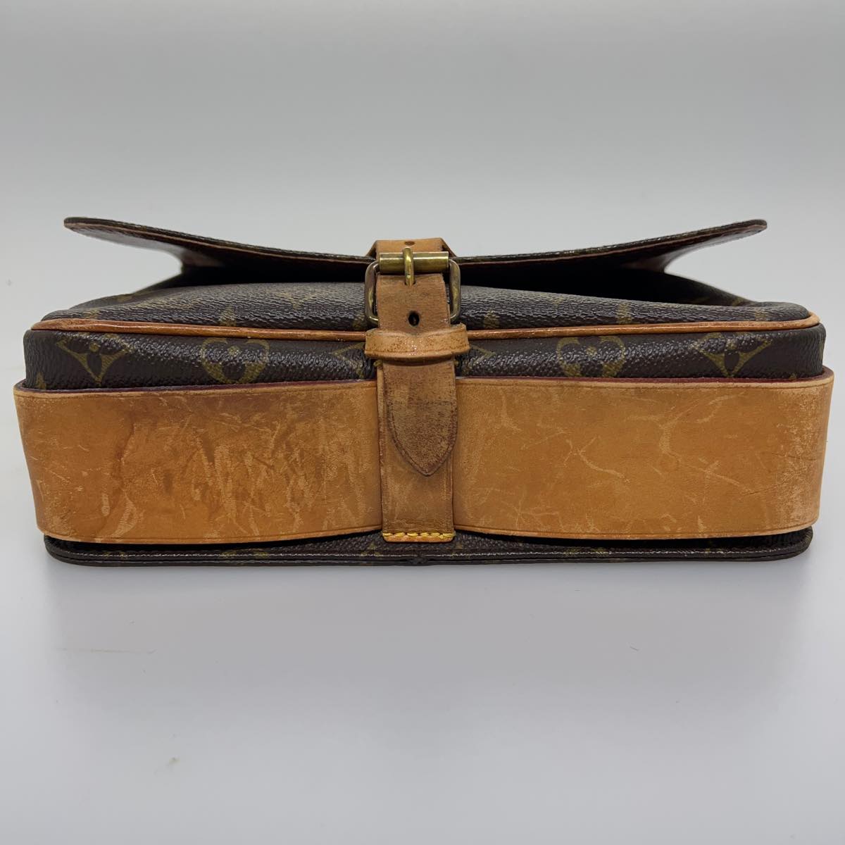 LOUIS VUITTON Monogram Cartouchiere GM Shoulder Bag M51252 LV jk2551