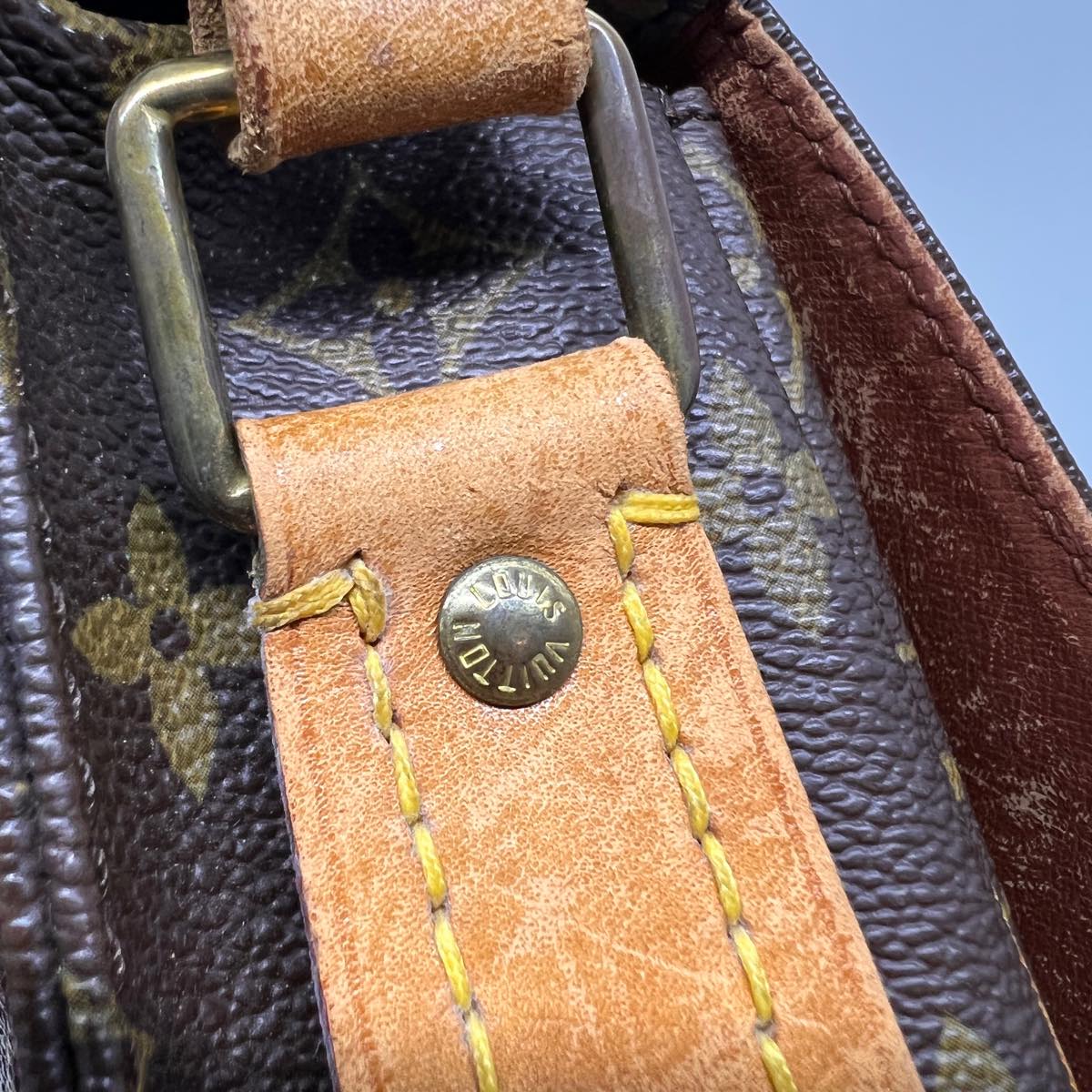 LOUIS VUITTON Monogram Cartouchiere GM Shoulder Bag M51252 LV jk2551