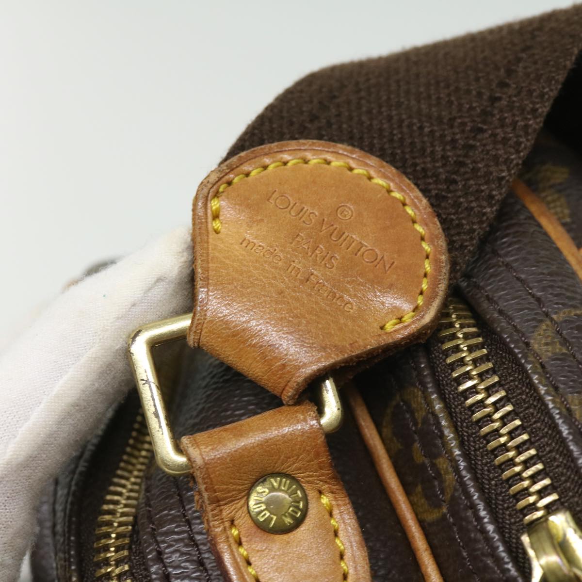 LOUIS VUITTON Monogram Reporter PM Shoulder Bag M45254 LV jk2557