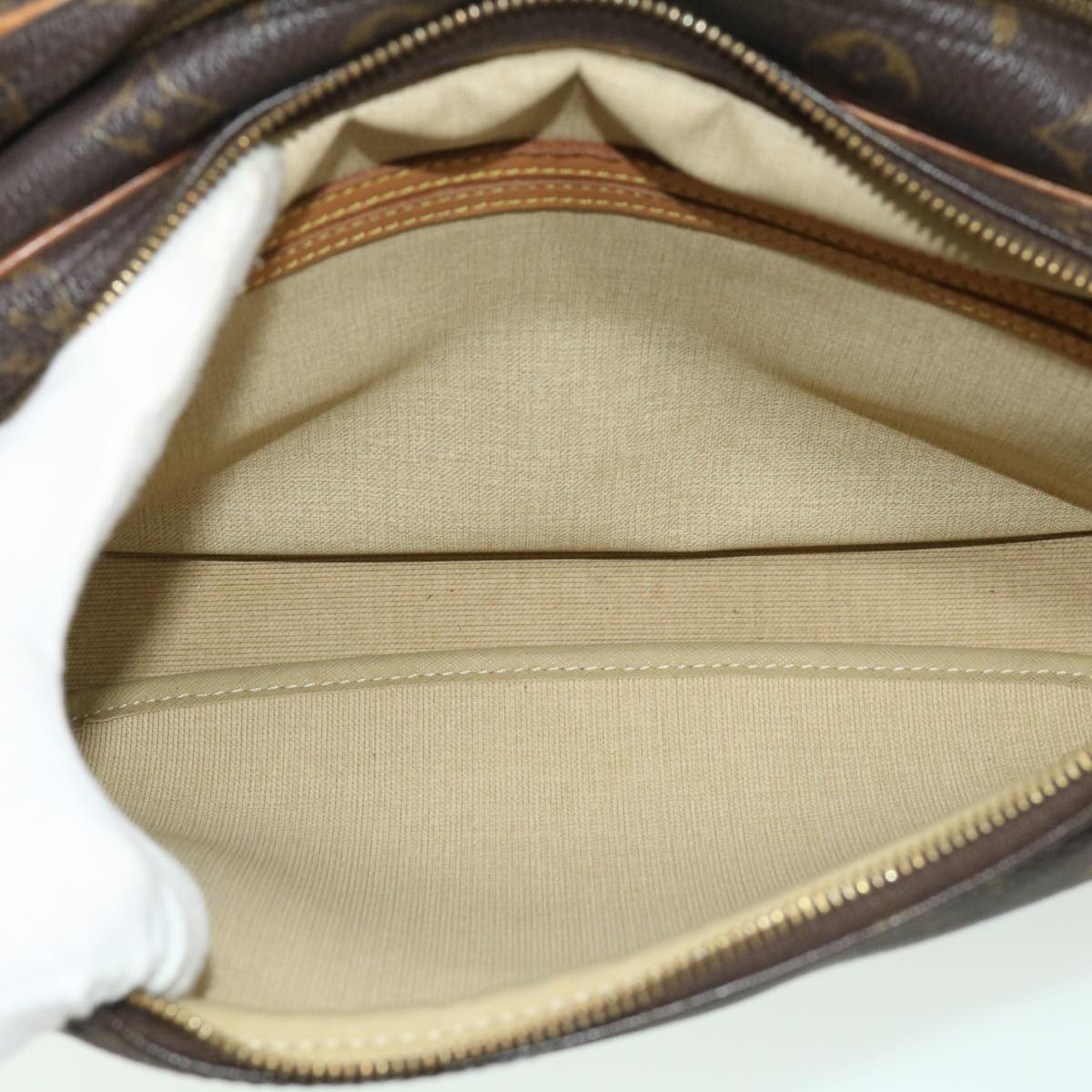 LOUIS VUITTON Monogram Reporter PM Shoulder Bag M45254 LV jk2557