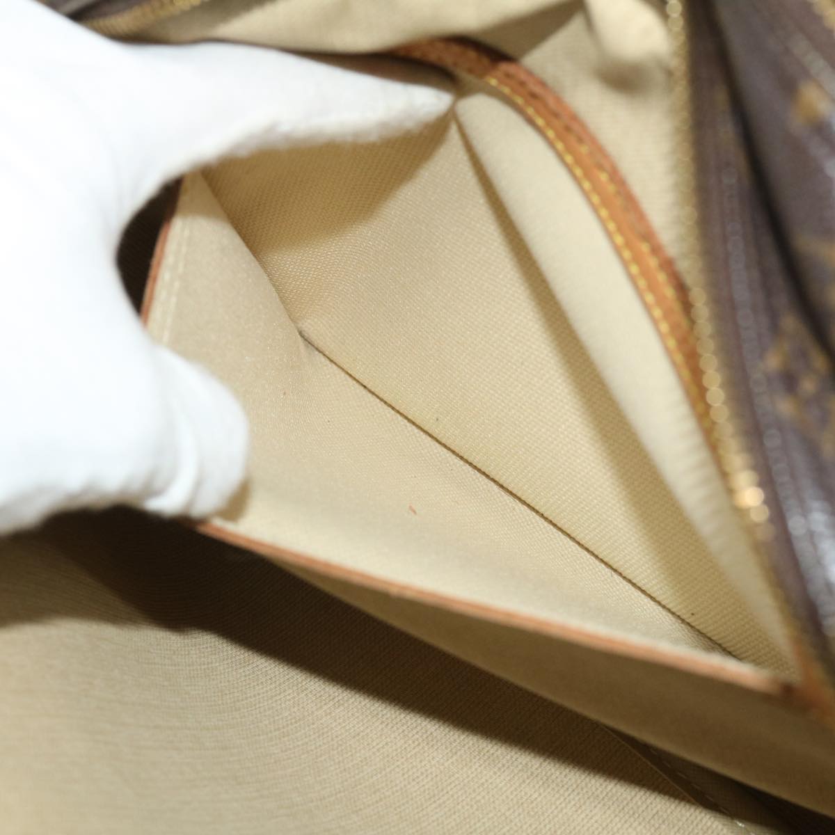 LOUIS VUITTON Monogram Reporter PM Shoulder Bag M45254 LV jk2557