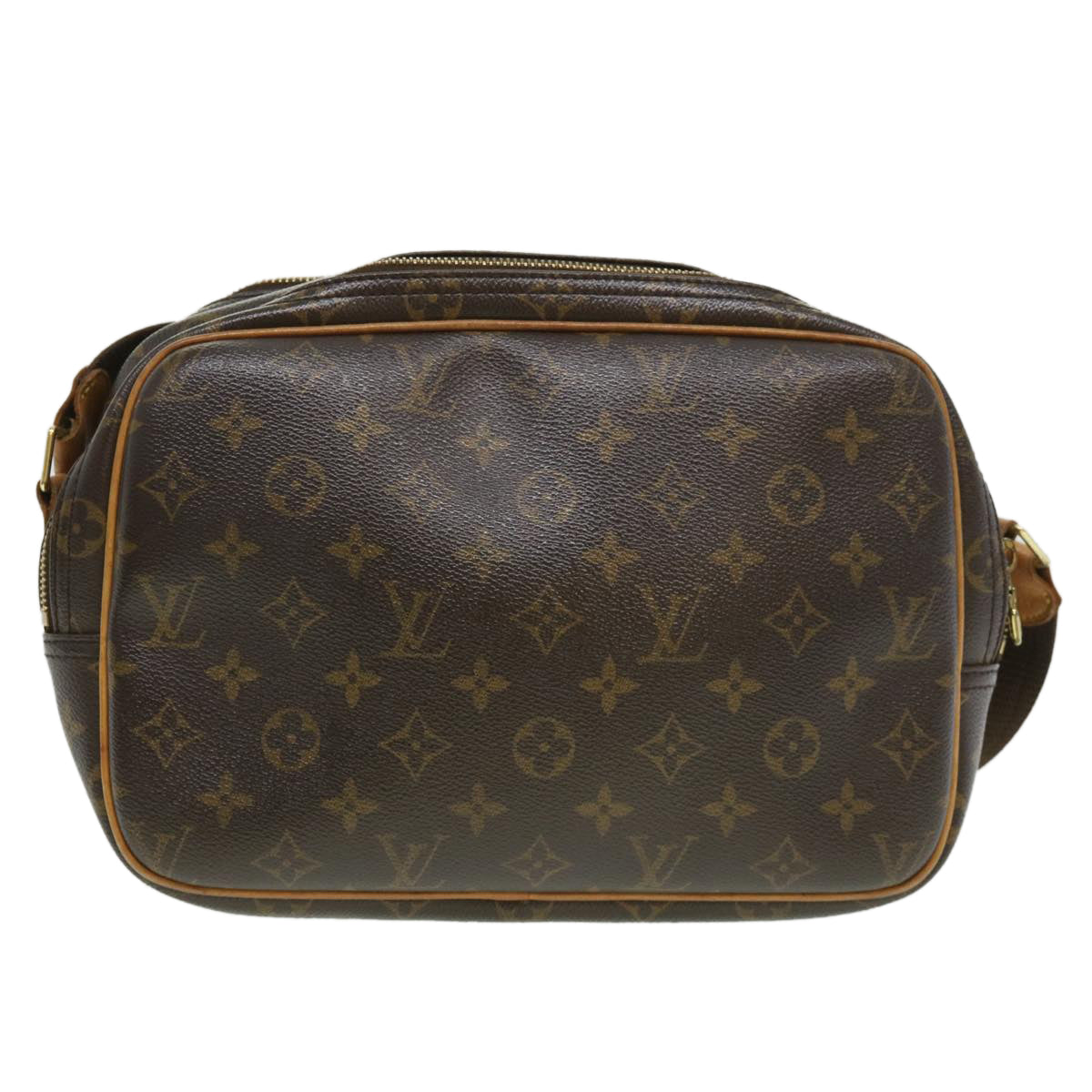 LOUIS VUITTON Monogram Reporter PM Shoulder Bag M45254 LV jk2557
