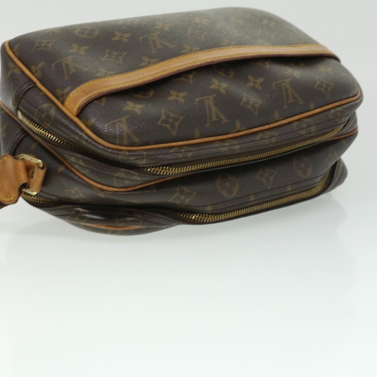LOUIS VUITTON Monogram Reporter PM Shoulder Bag M45254 LV jk2557