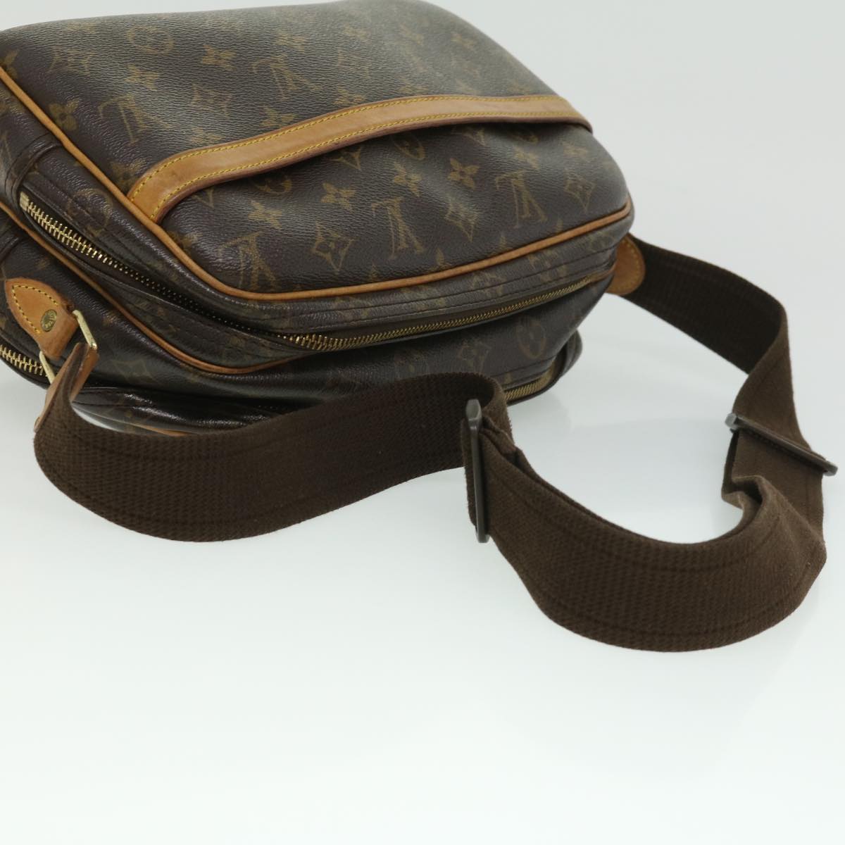 LOUIS VUITTON Monogram Reporter PM Shoulder Bag M45254 LV jk2557