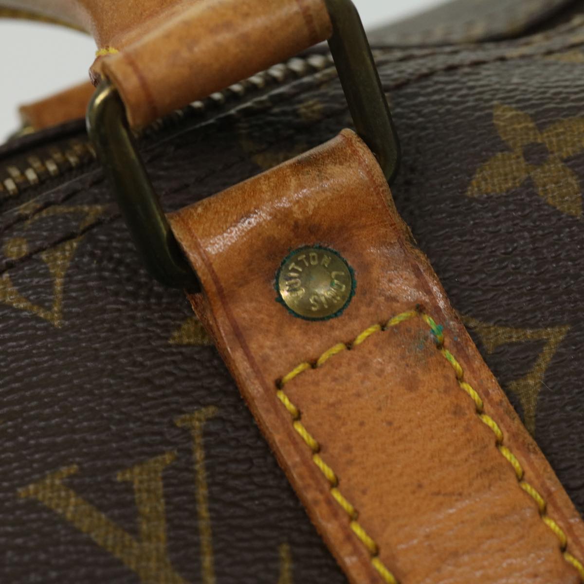 LOUIS VUITTON Monogram Keepall 50 Boston Bag M41426 LV jk2566