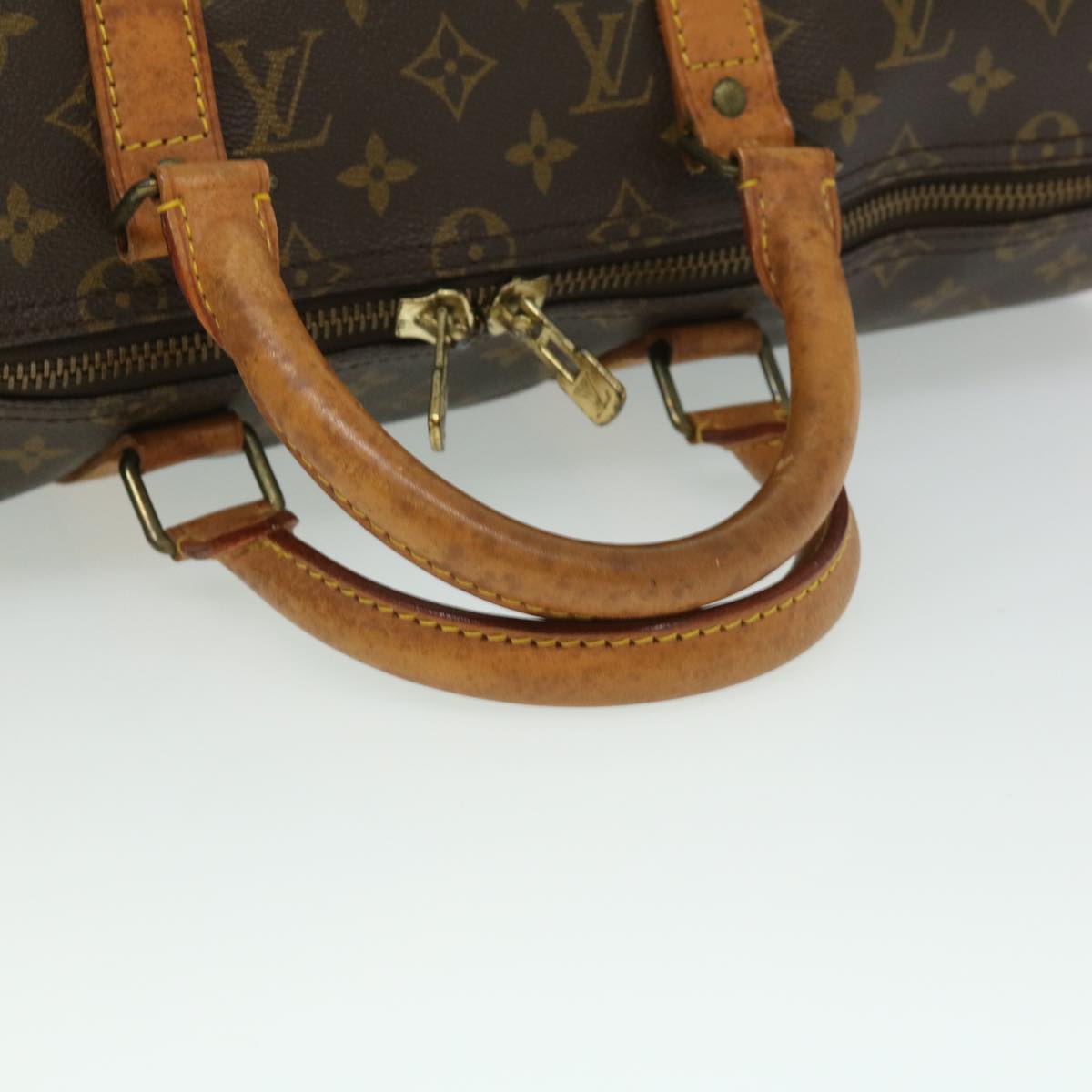 LOUIS VUITTON Monogram Keepall 50 Boston Bag M41426 LV jk2566