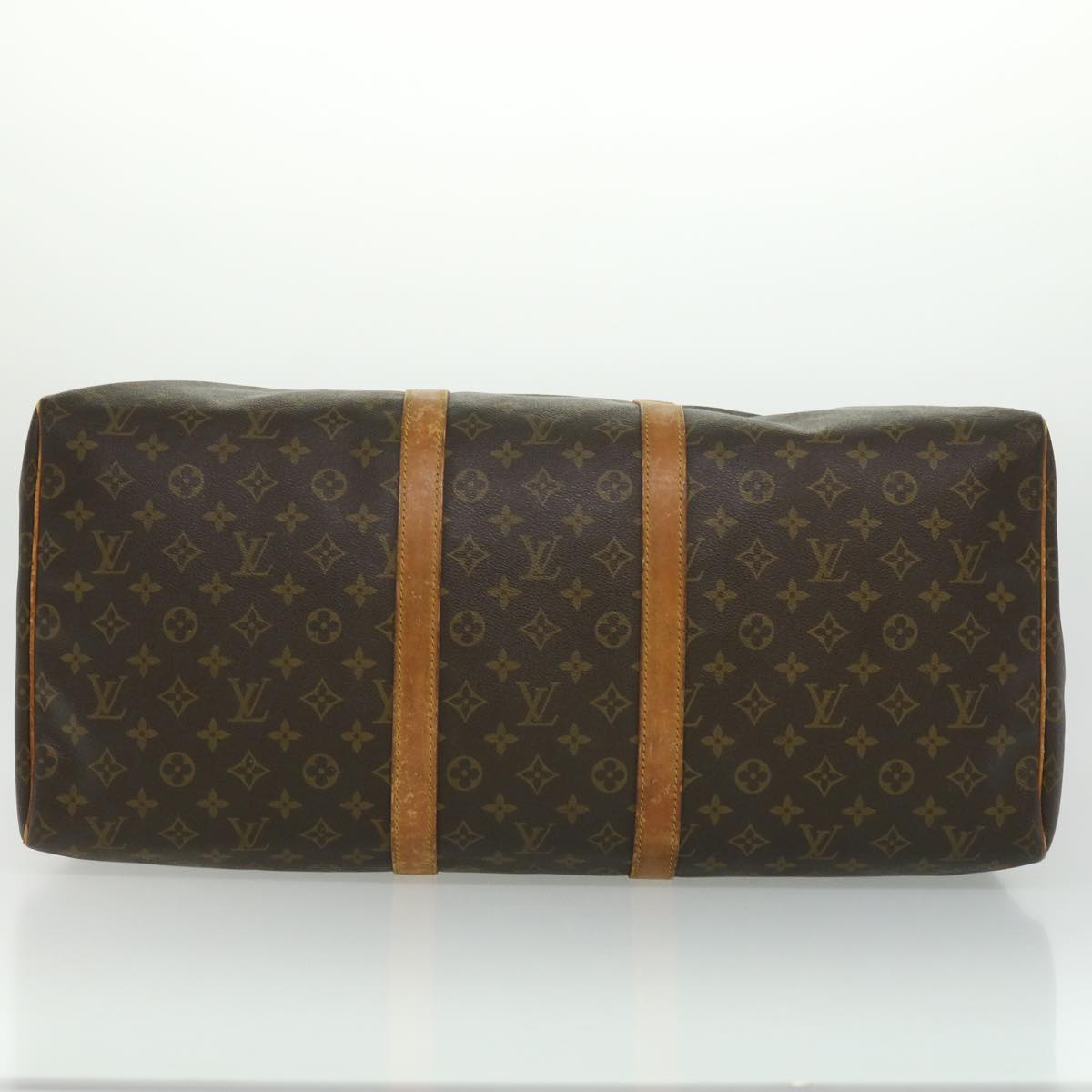 LOUIS VUITTON Monogram Keepall 55 Boston Bag M41424 LV jk2570