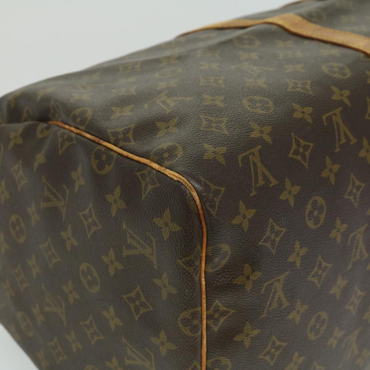 LOUIS VUITTON Monogram Keepall 55 Boston Bag M41424 LV jk2570