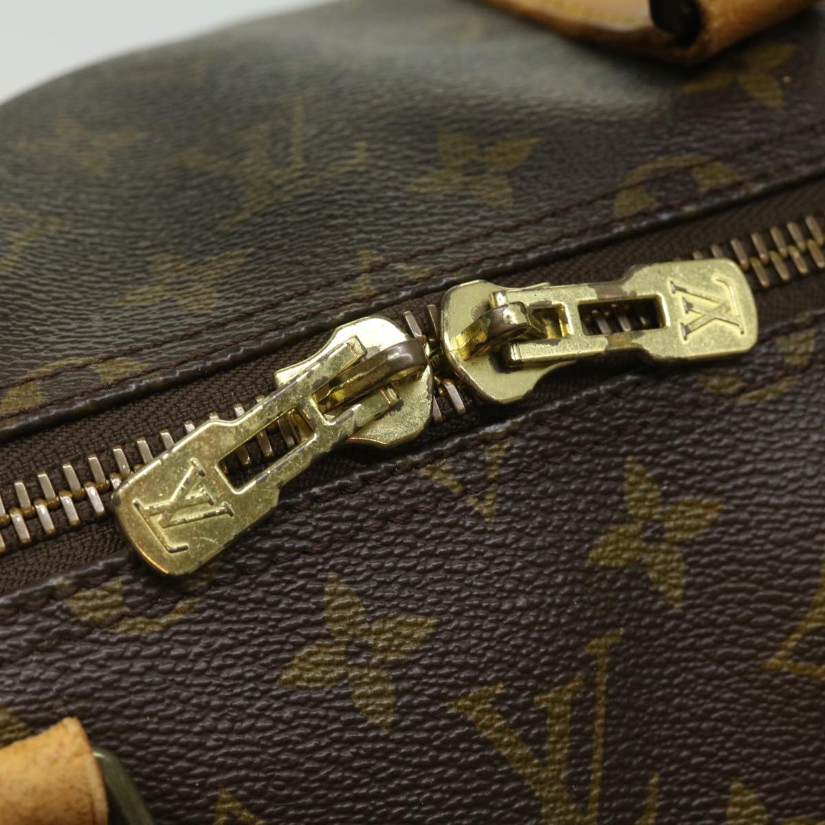 LOUIS VUITTON Monogram Keepall 55 Boston Bag M41424 LV jk2570