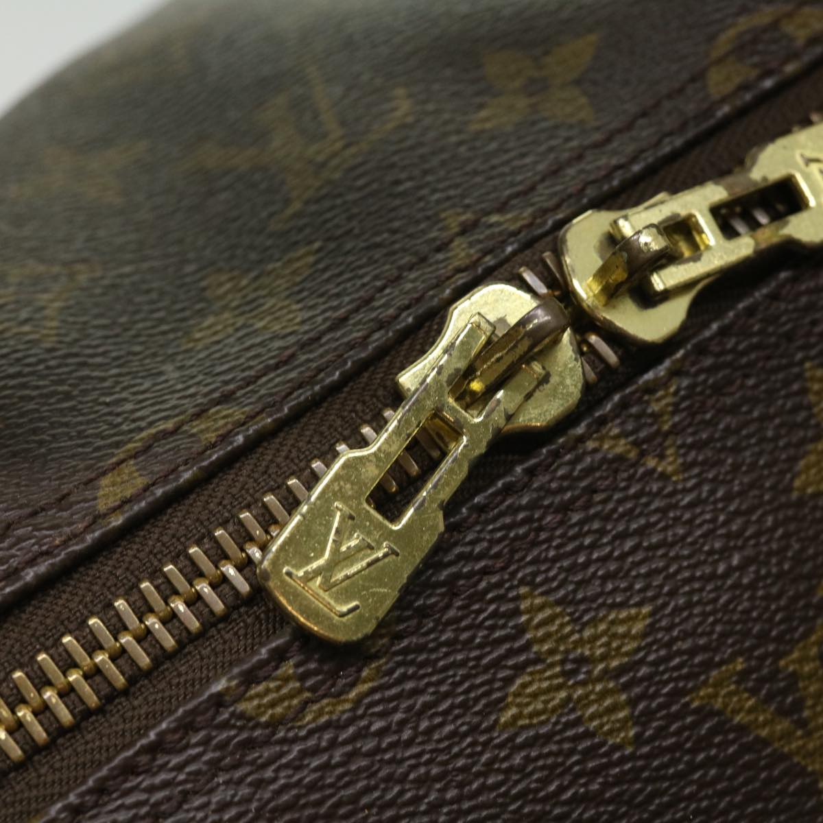 LOUIS VUITTON Monogram Keepall 55 Boston Bag M41424 LV jk2570