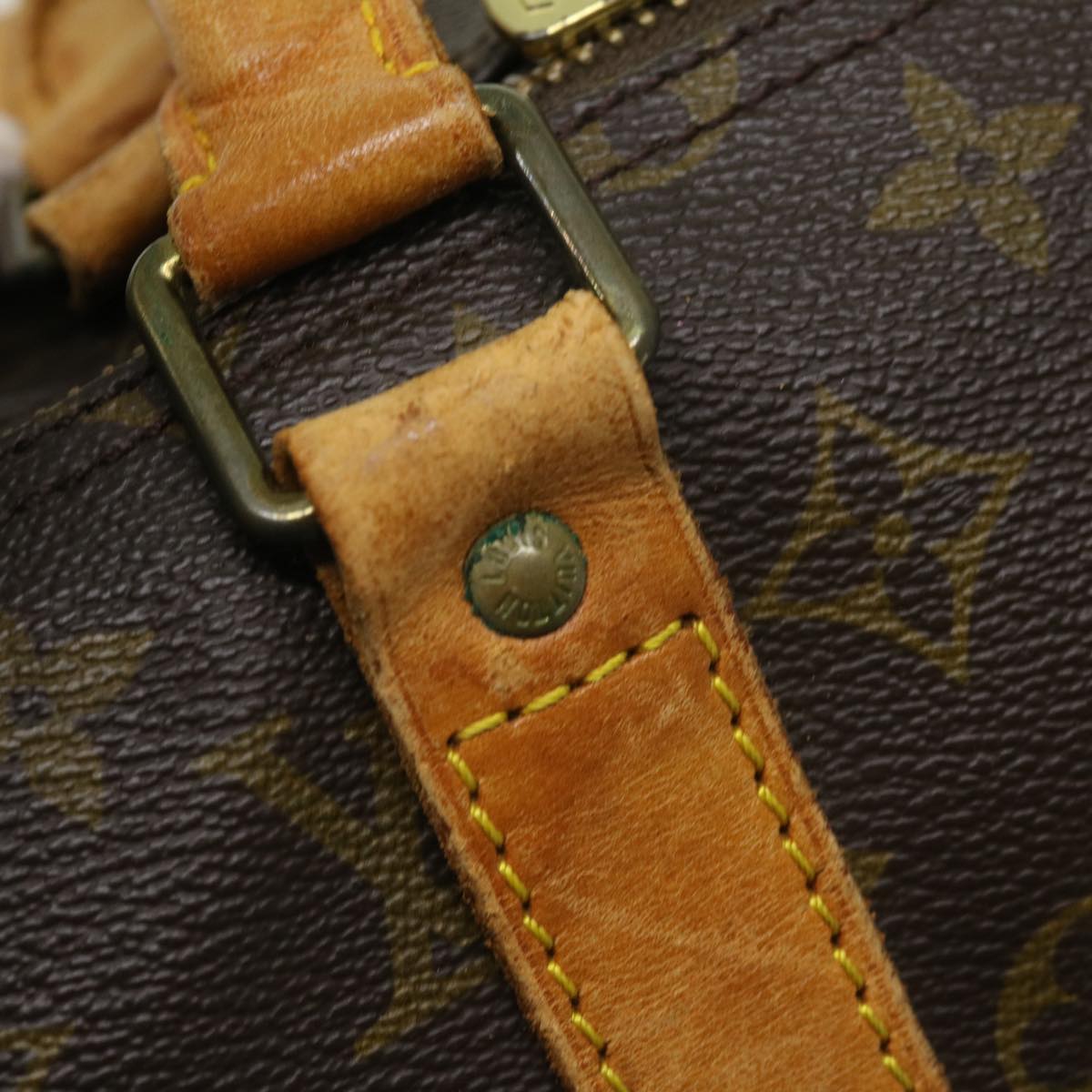LOUIS VUITTON Monogram Keepall 55 Boston Bag M41424 LV jk2570
