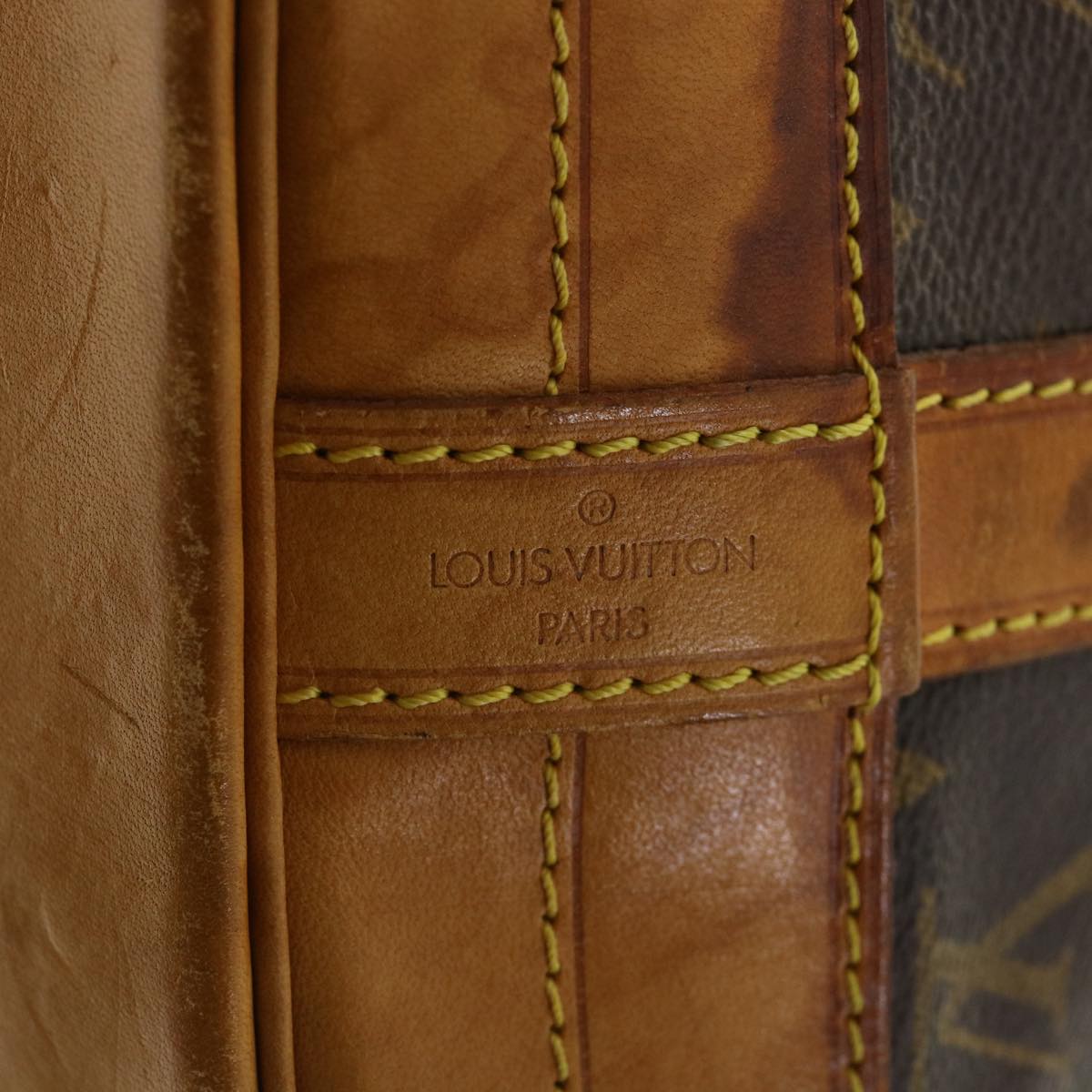 LOUIS VUITTON Monogram Noe Shoulder Bag M42224 LV jk2597