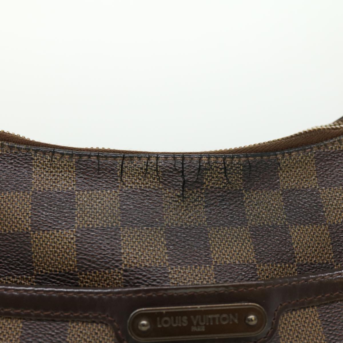 LOUIS VUITTON Damier Ebene Bloomsbury PM Shoulder Bag N42251 LV jk2602