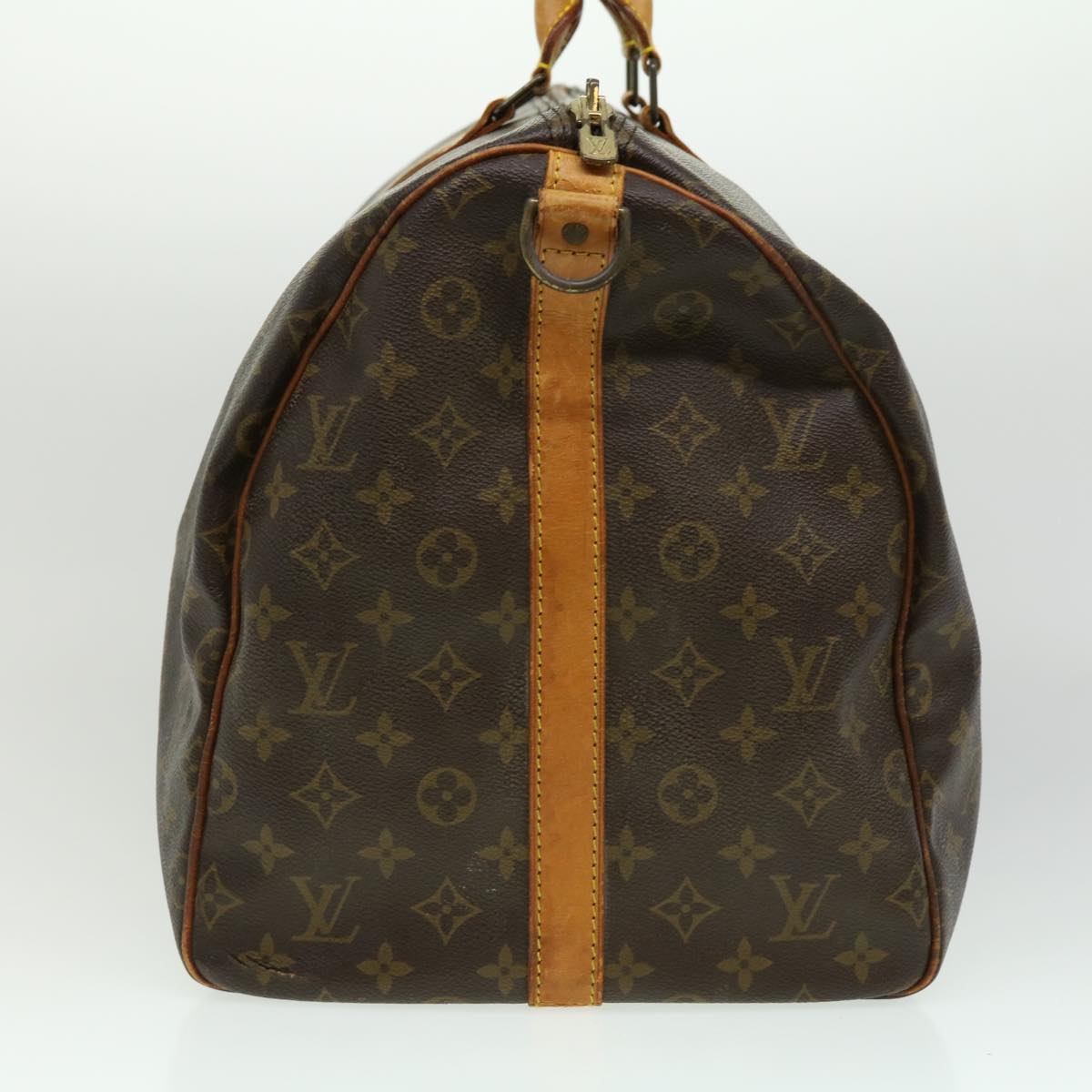 LOUIS VUITTON Monogram Keepall Bandouliere 55 Boston Bag M41414 LV jk2617