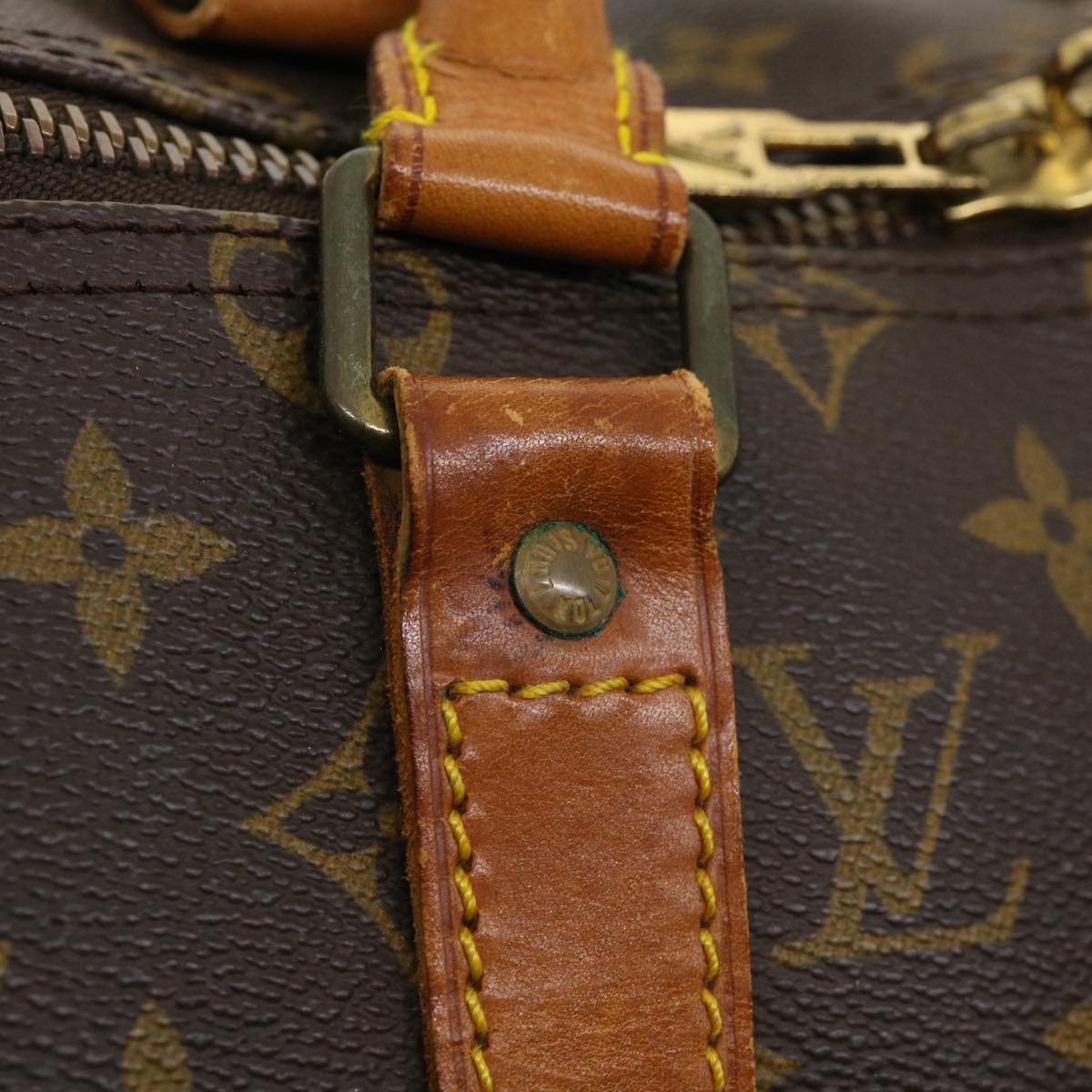 LOUIS VUITTON Monogram Keepall 50 Boston Bag M41426 LV jk2622