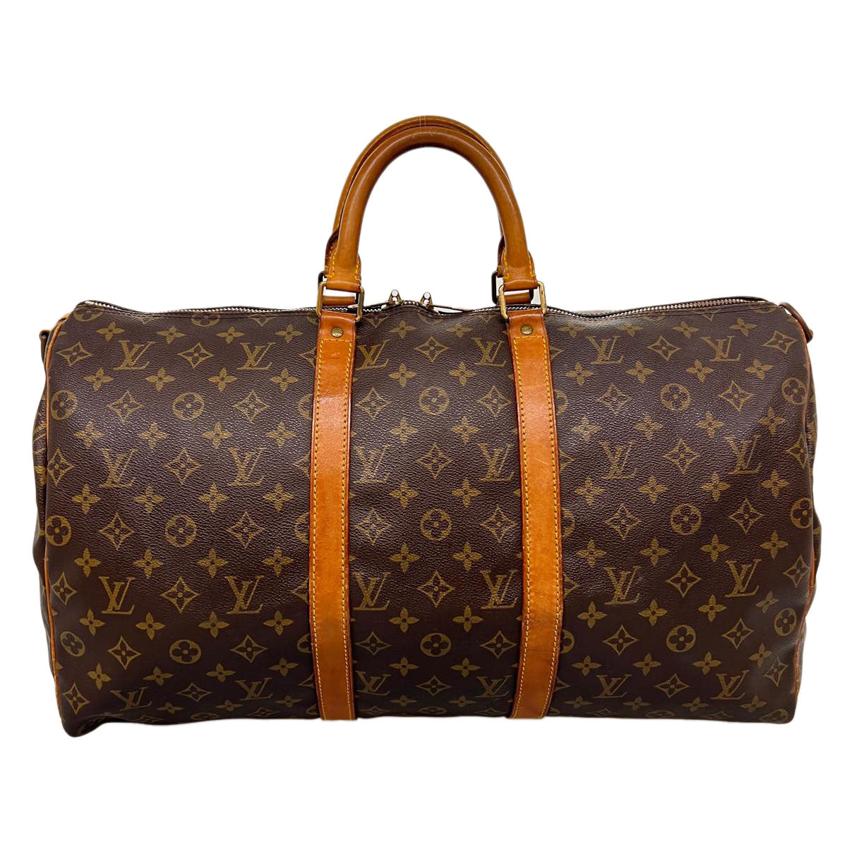 LOUIS VUITTON Monogram Keepall Bandouliere 50 Boston Bag M41416 LV jk2669