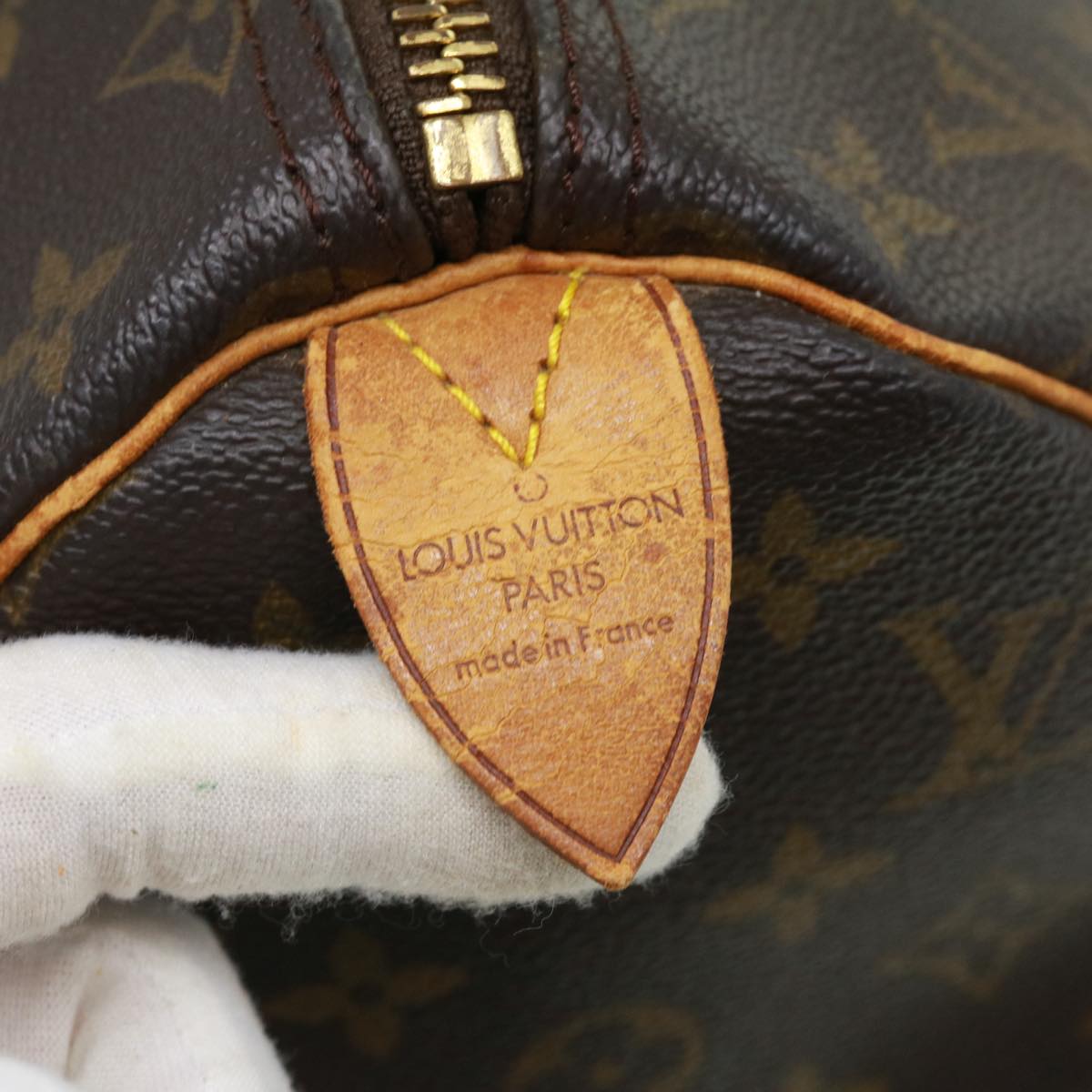 LOUIS VUITTON Monogram Keepall 45 Boston Bag M41428 LV jk2676