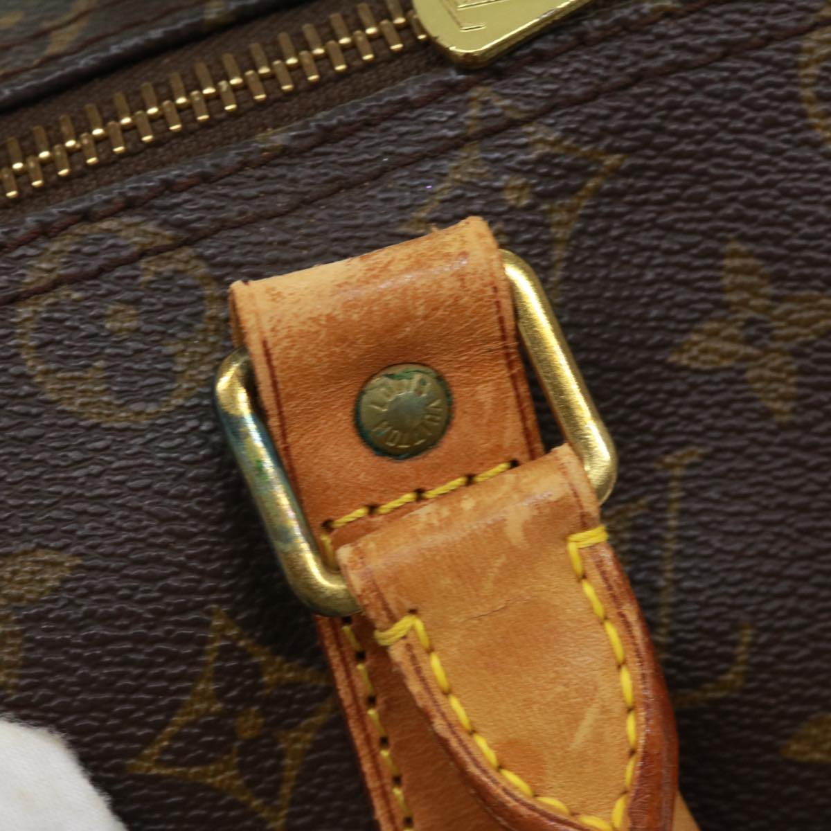 LOUIS VUITTON Monogram Keepall 45 Boston Bag M41428 LV jk2676