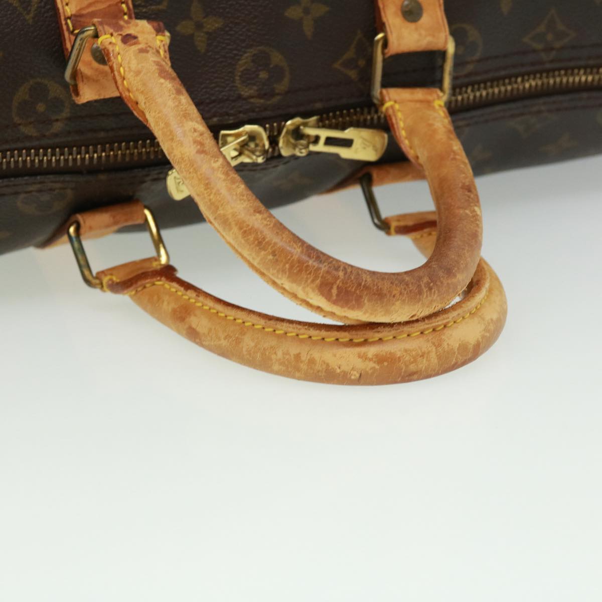 LOUIS VUITTON Monogram Keepall 45 Boston Bag M41428 LV jk2676