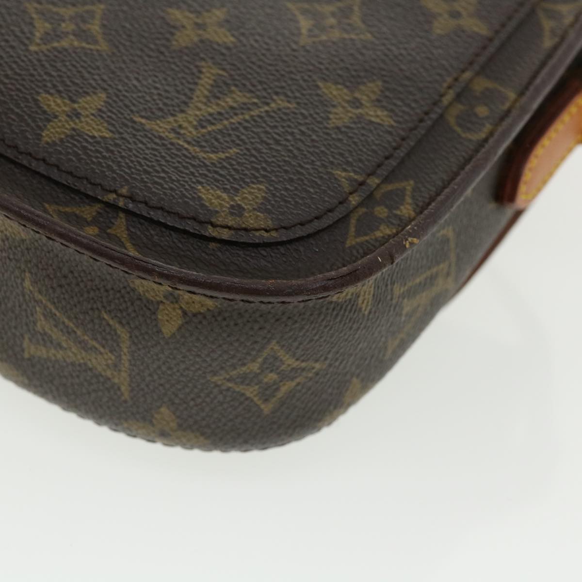 LOUIS VUITTON Monogram Saint Cloud PM Shoulder Bag M51244 LV jk2701