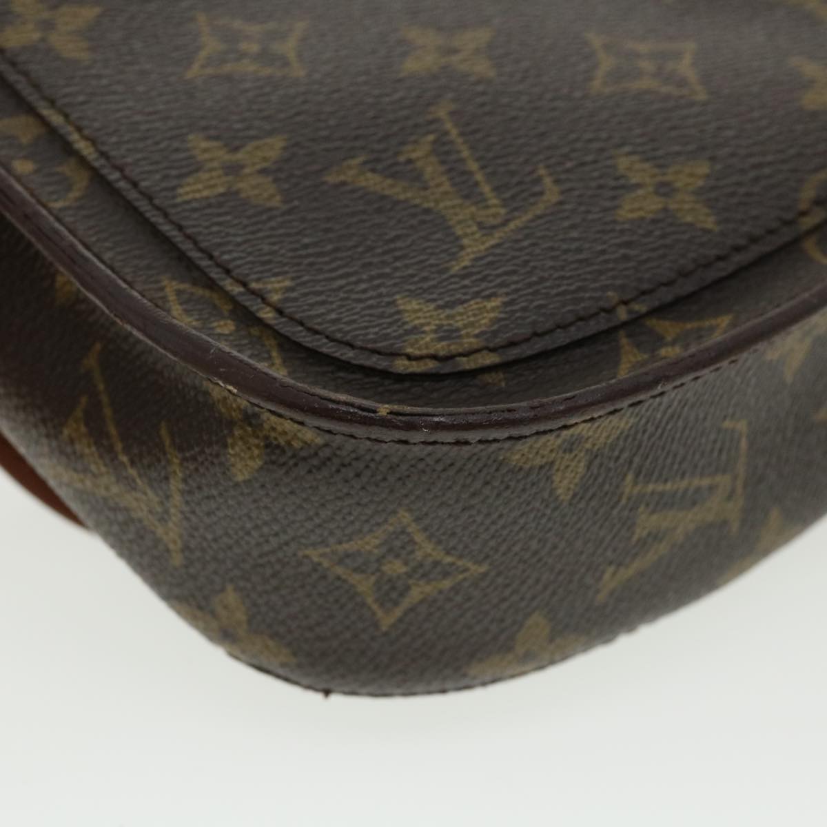 LOUIS VUITTON Monogram Saint Cloud PM Shoulder Bag M51244 LV jk2701