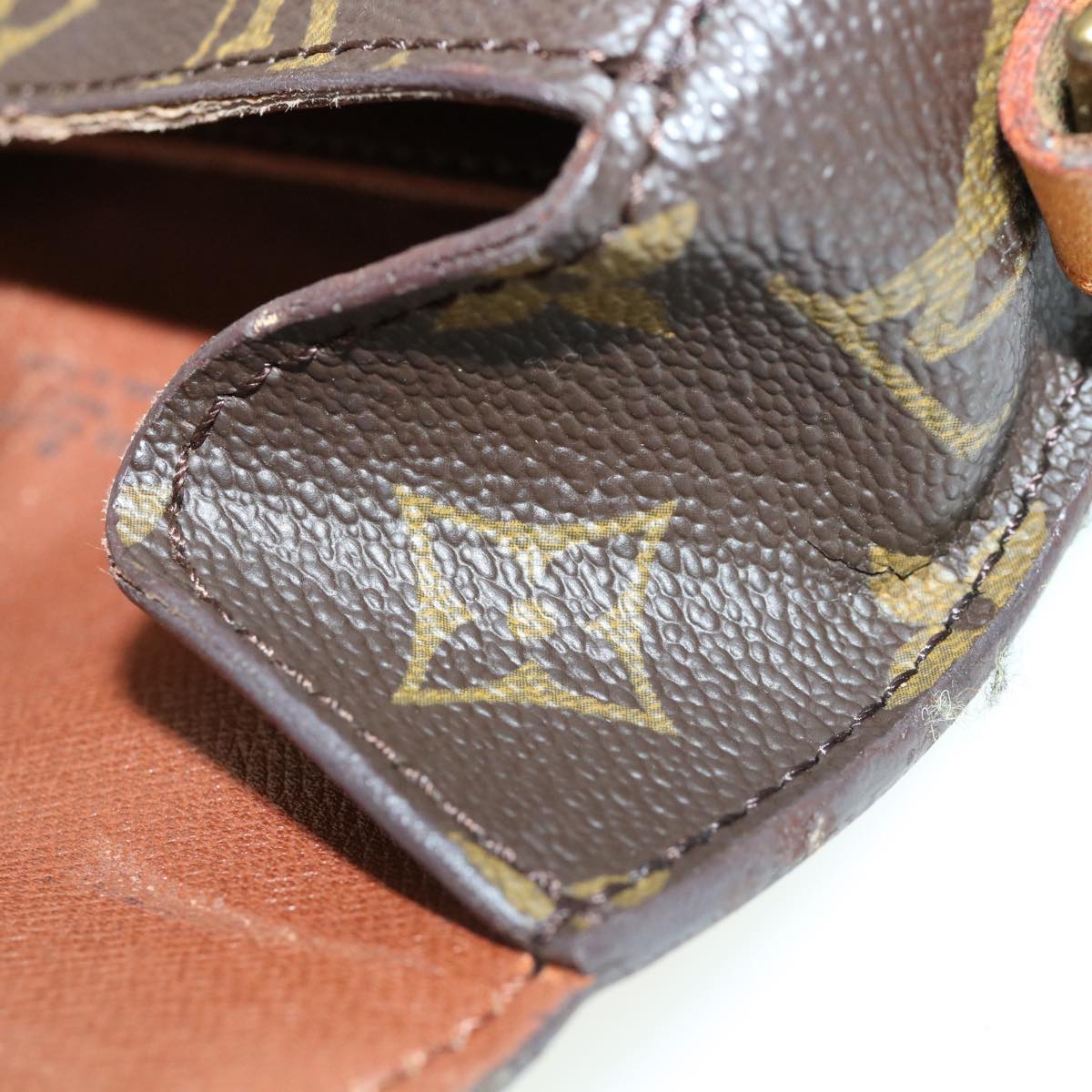 LOUIS VUITTON Monogram Saint Cloud PM Shoulder Bag M51244 LV jk2701