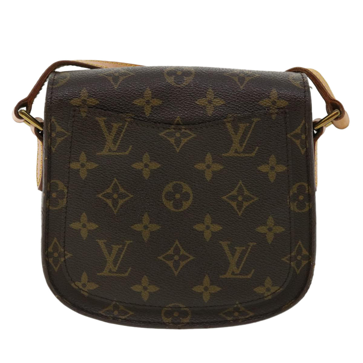 LOUIS VUITTON Monogram Saint Cloud PM Shoulder Bag M51244 LV jk2701