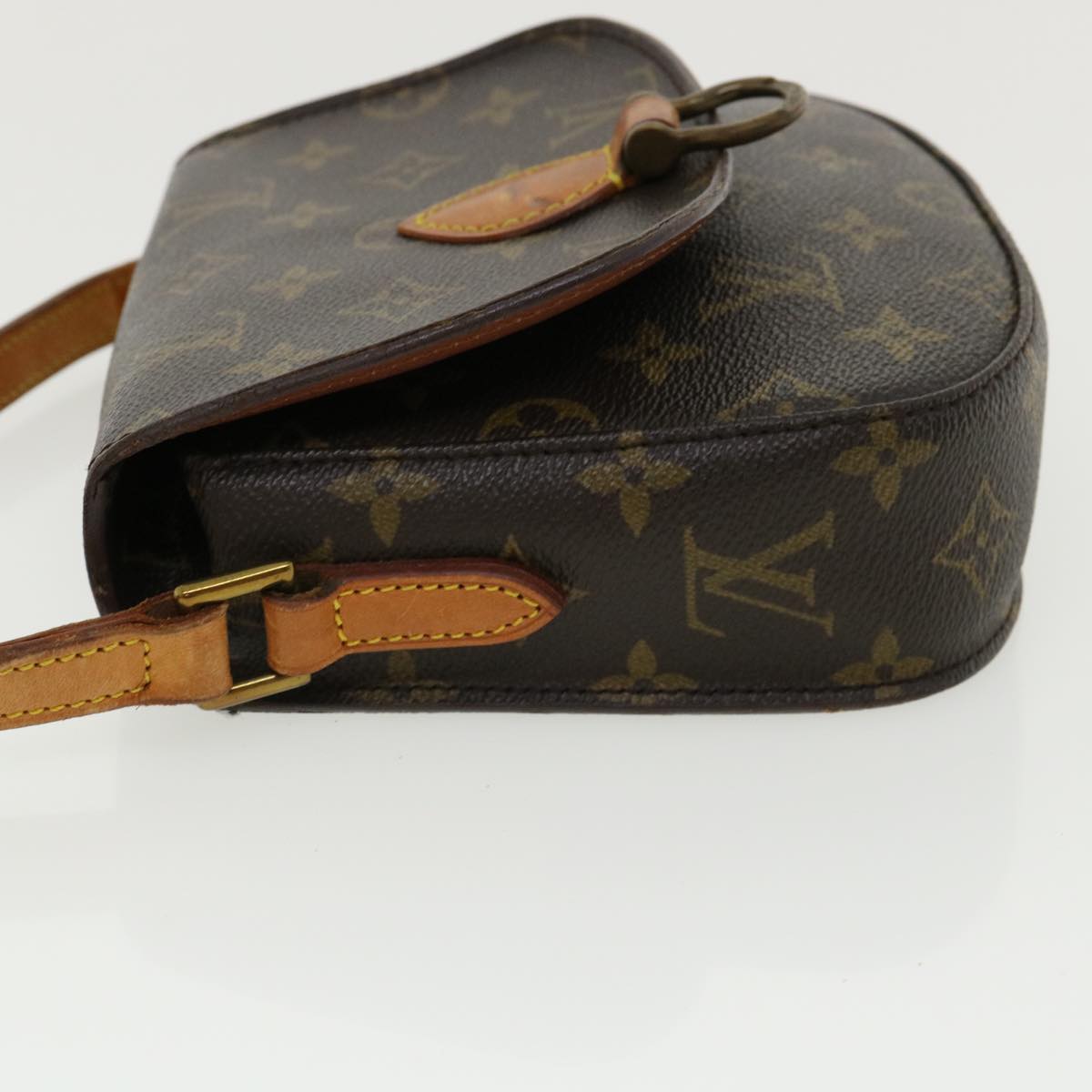 LOUIS VUITTON Monogram Saint Cloud PM Shoulder Bag M51244 LV jk2701