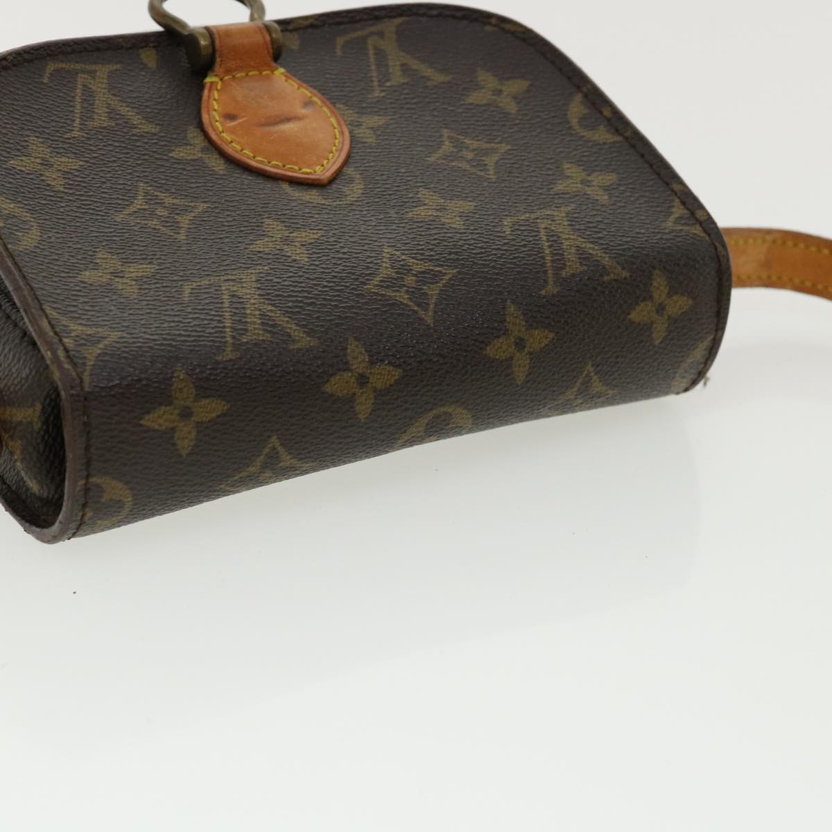 LOUIS VUITTON Monogram Saint Cloud PM Shoulder Bag M51244 LV jk2701