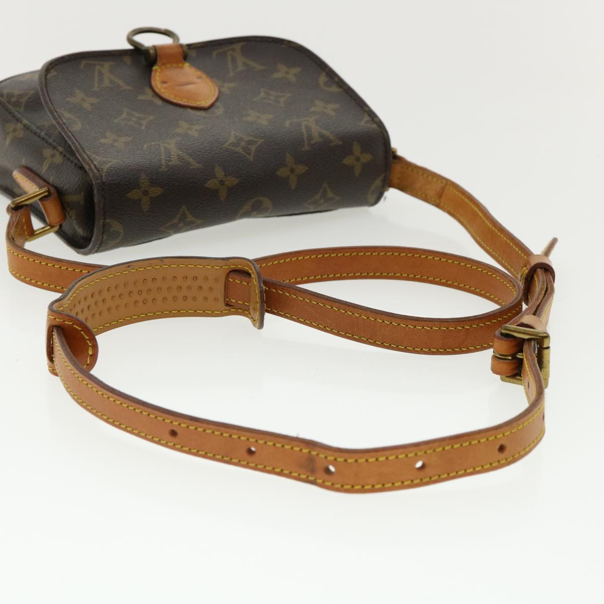 LOUIS VUITTON Monogram Saint Cloud PM Shoulder Bag M51244 LV jk2701