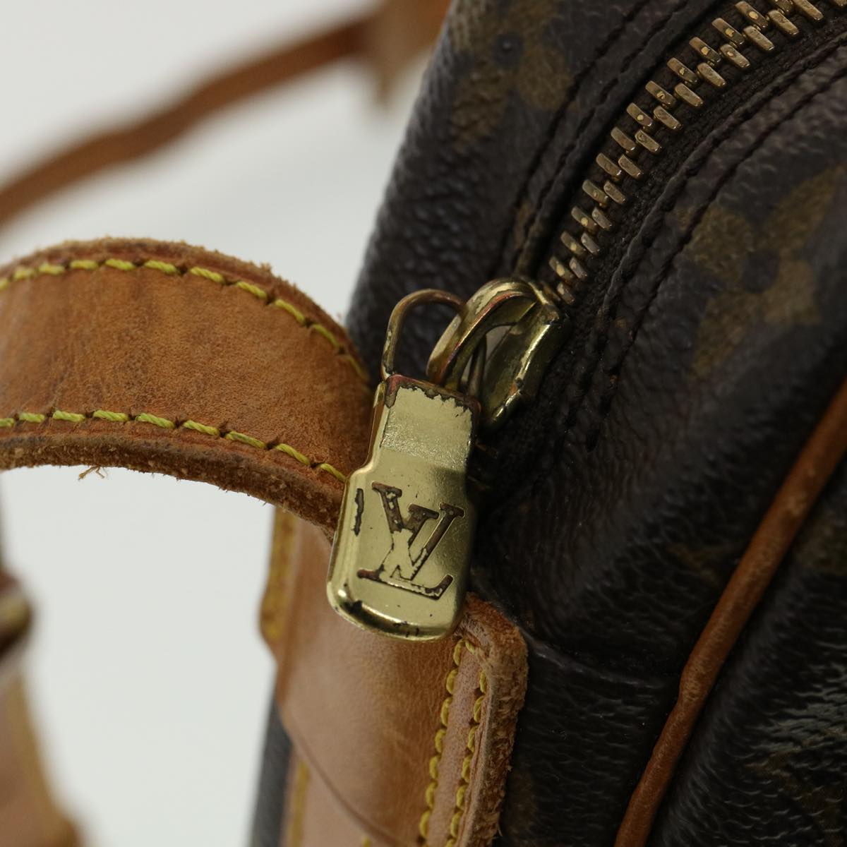 LOUIS VUITTON Monogram Jeune Fille GM Shoulder Bag M51225 LV jk2713
