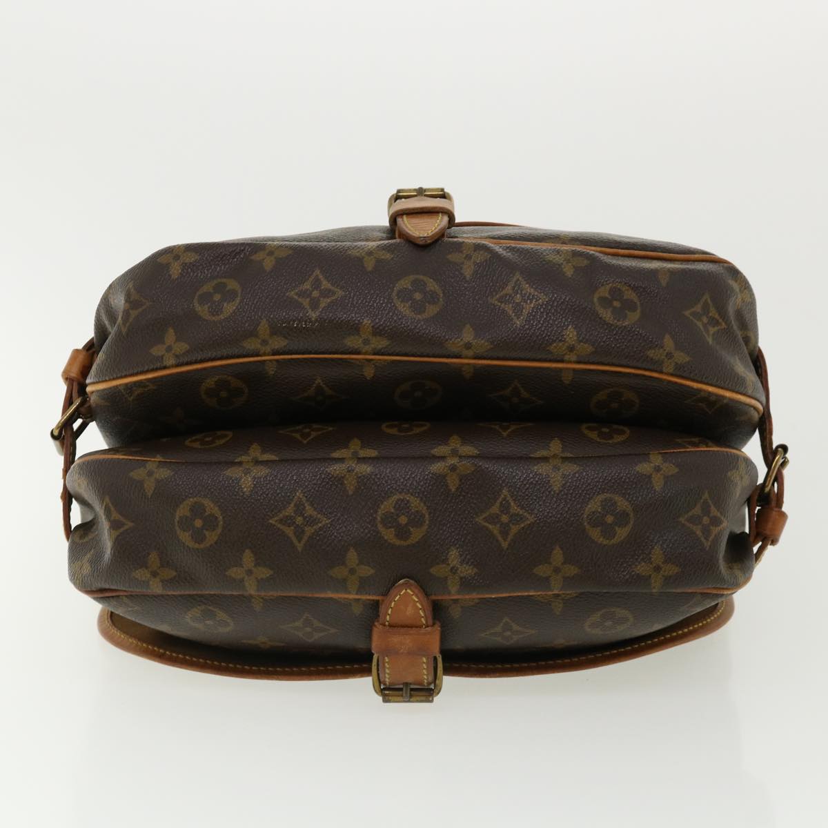 LOUIS VUITTON Monogram Saumur 30 Shoulder Bag M42256 LV jk2743