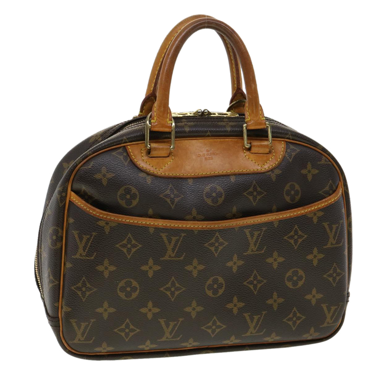 LOUIS VUITTON Monogram Trouville Hand Bag M42228 LV jk2750