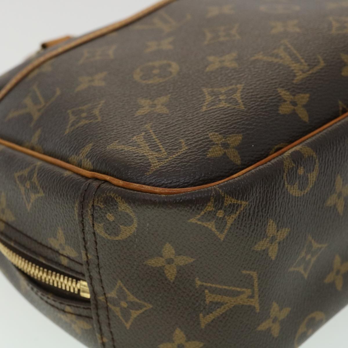 LOUIS VUITTON Monogram Trouville Hand Bag M42228 LV jk2750