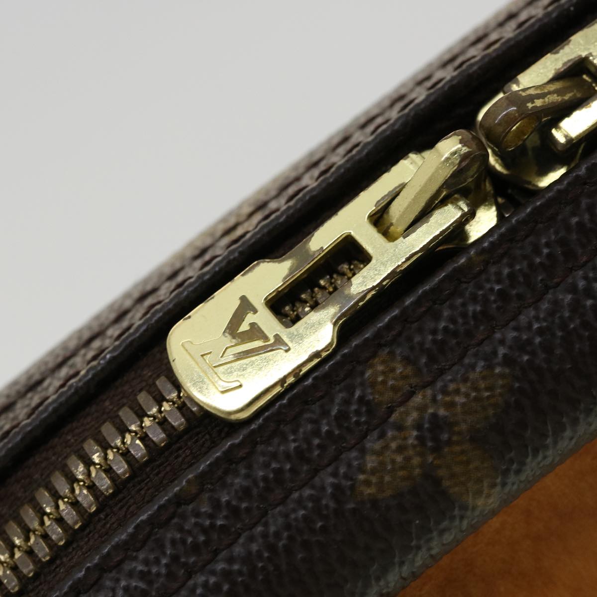 LOUIS VUITTON Monogram Trouville Hand Bag M42228 LV jk2750