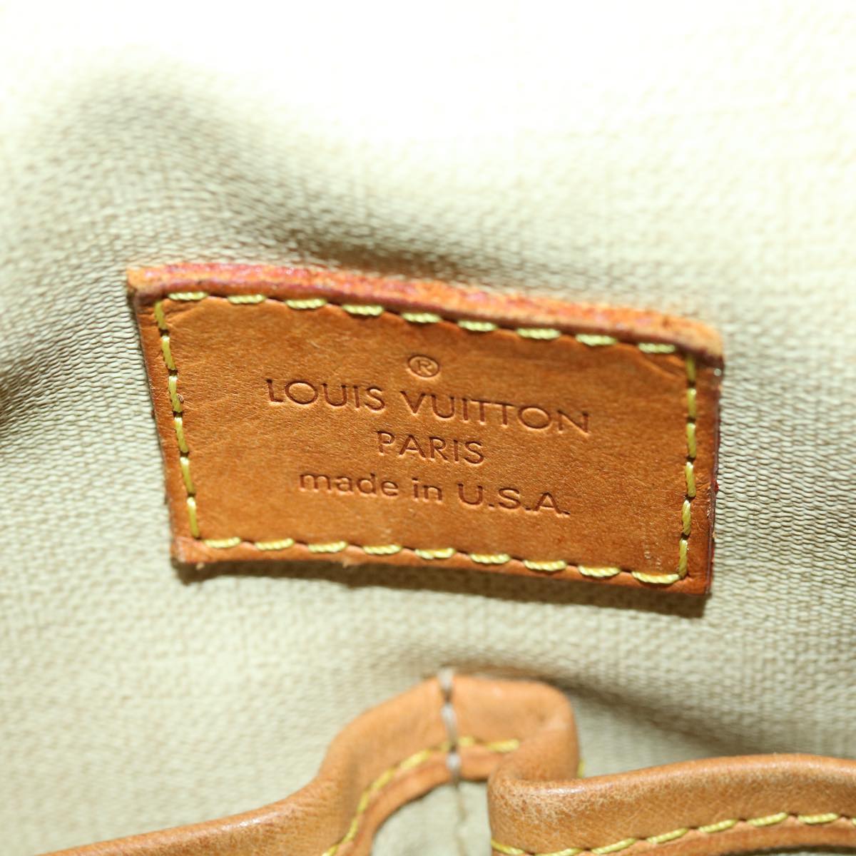 LOUIS VUITTON Monogram Trouville Hand Bag M42228 LV jk2750