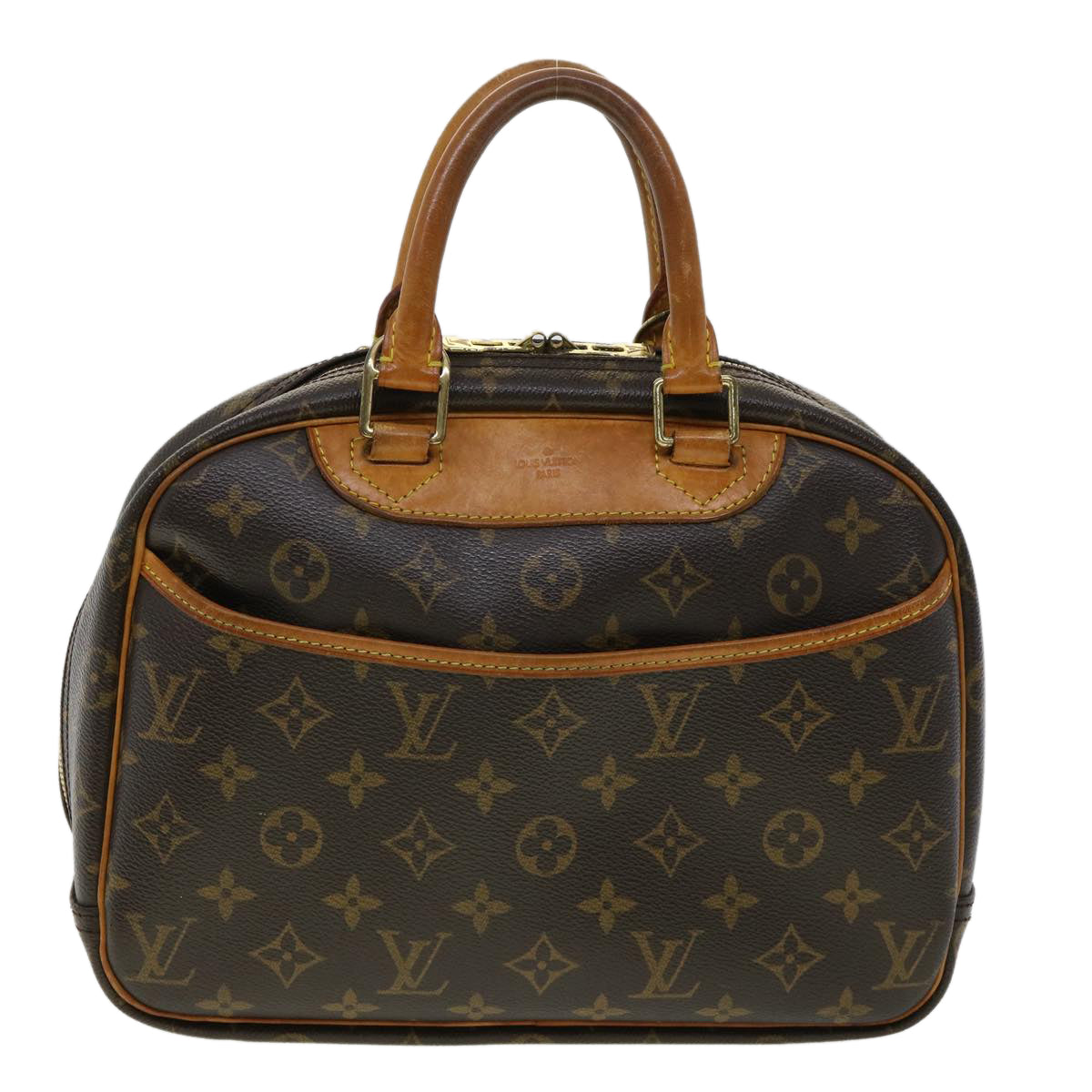 LOUIS VUITTON Monogram Trouville Hand Bag M42228 LV jk2750