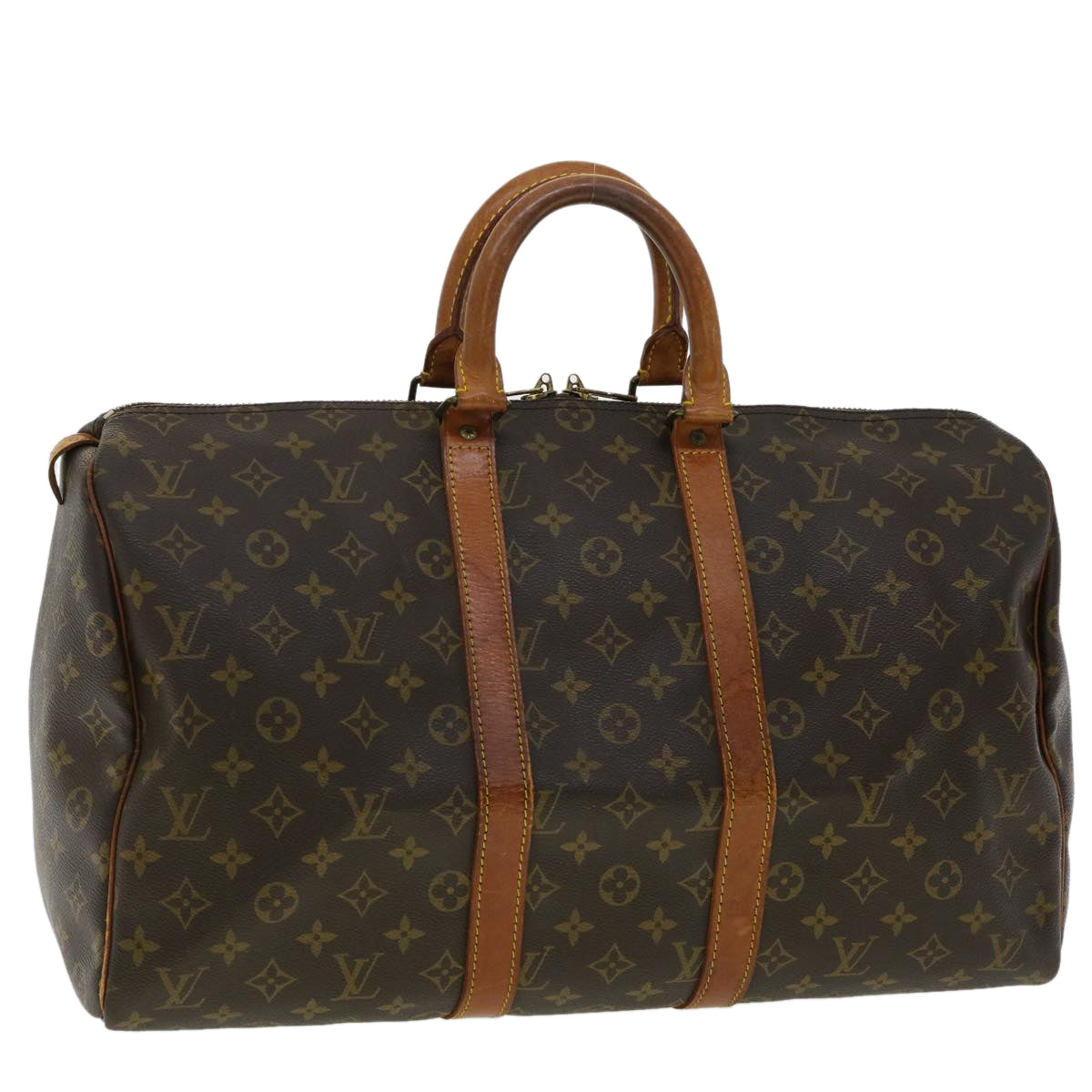 LOUIS VUITTON Monogram Keepall 45 Boston Bag M41428 LV jk2773