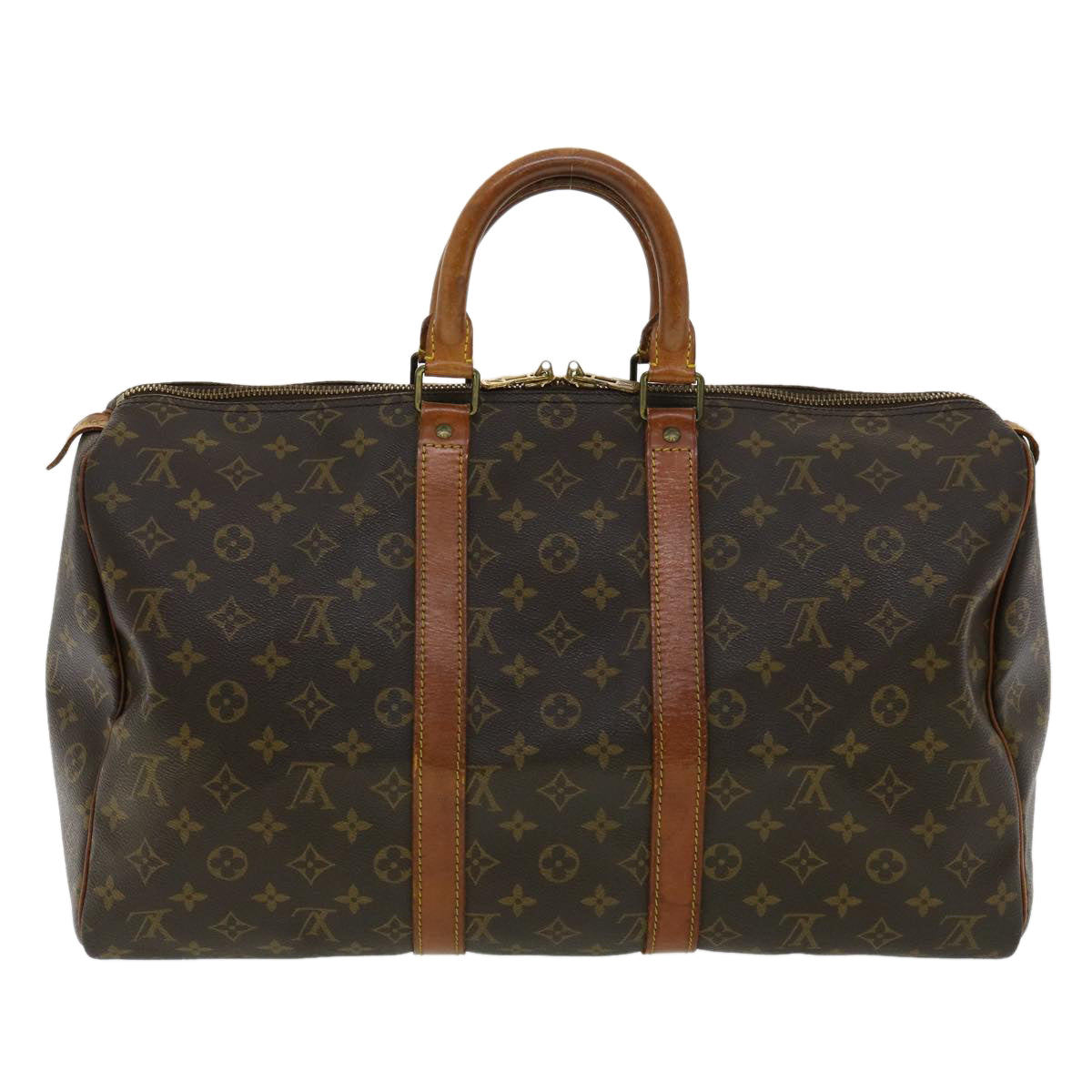 LOUIS VUITTON Monogram Keepall 45 Boston Bag M41428 LV jk2773