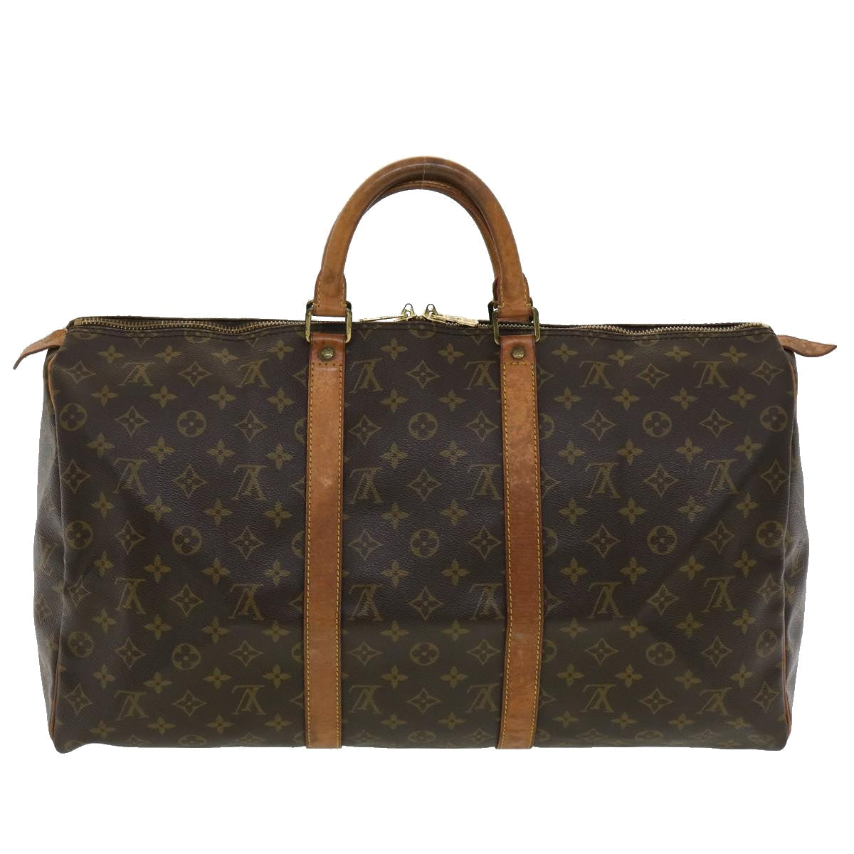 LOUIS VUITTON Monogram Keepall 50 Boston Bag M41426 LV jk2778