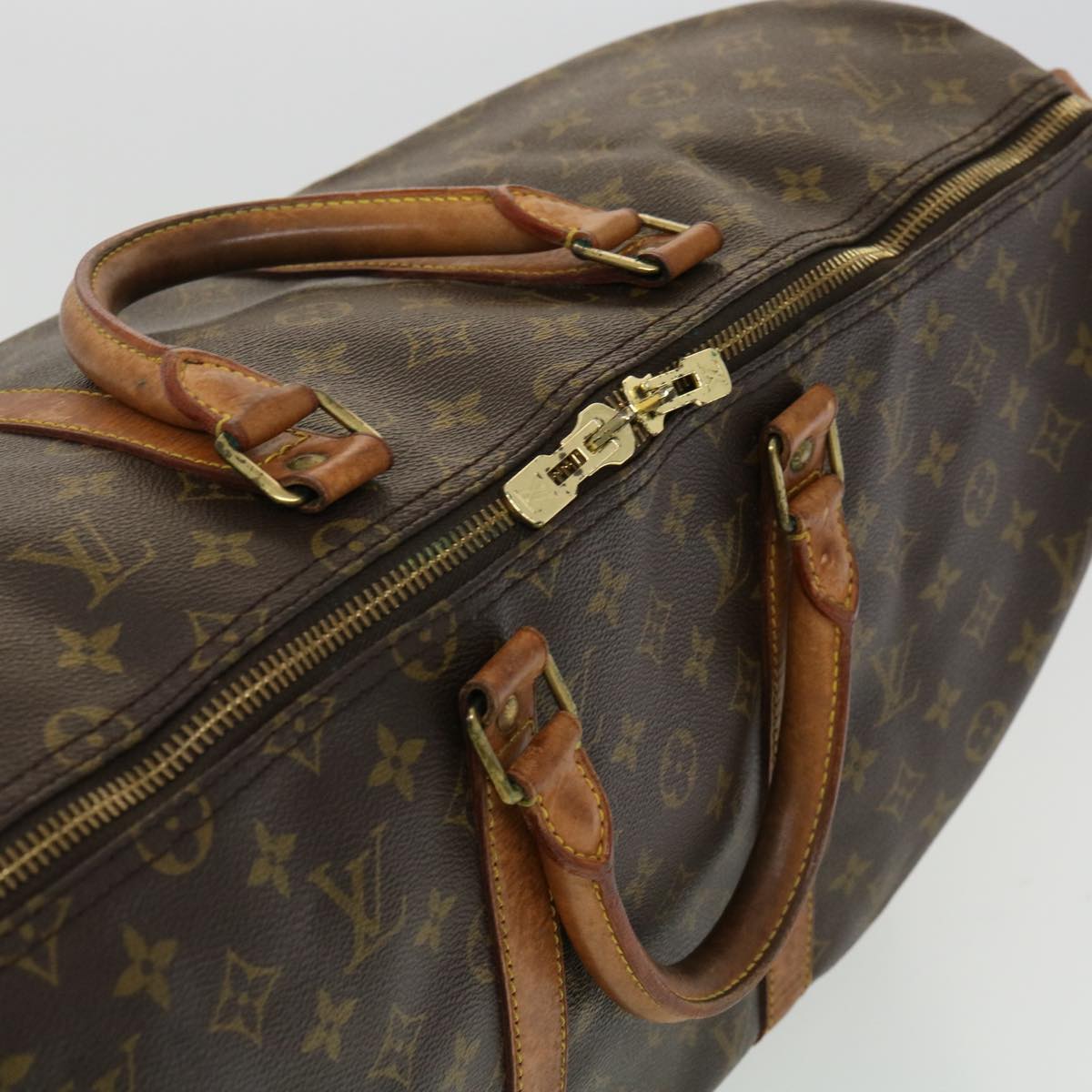 LOUIS VUITTON Monogram Keepall 50 Boston Bag M41426 LV jk2778