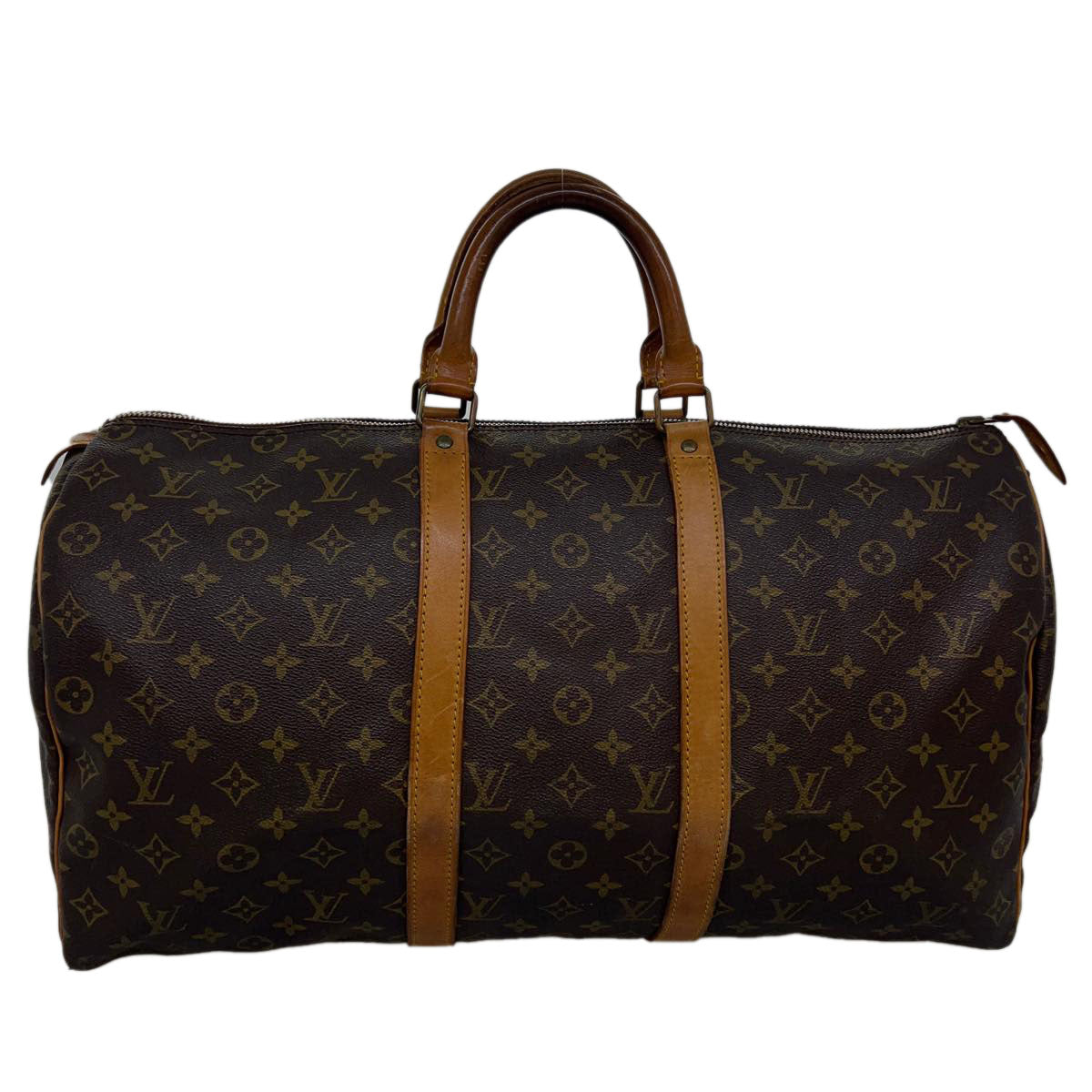LOUIS VUITTON Monogram Keepall 50 Boston Bag Vintage M41426 LV jk2781