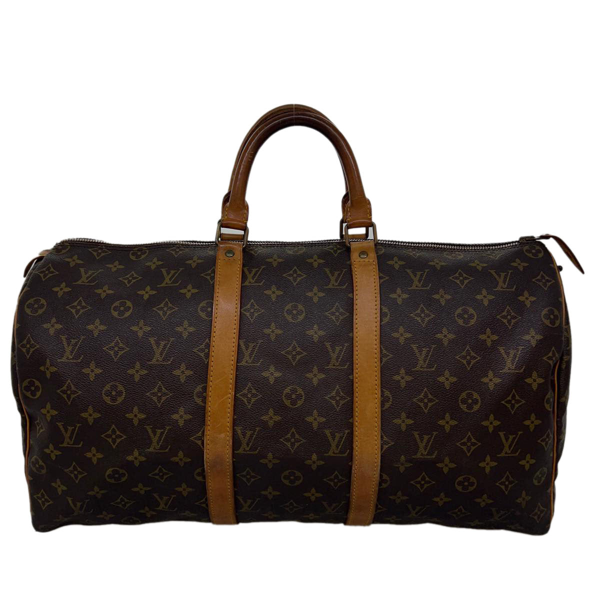 LOUIS VUITTON Monogram Keepall 50 Boston Bag Vintage M41426 LV jk2781