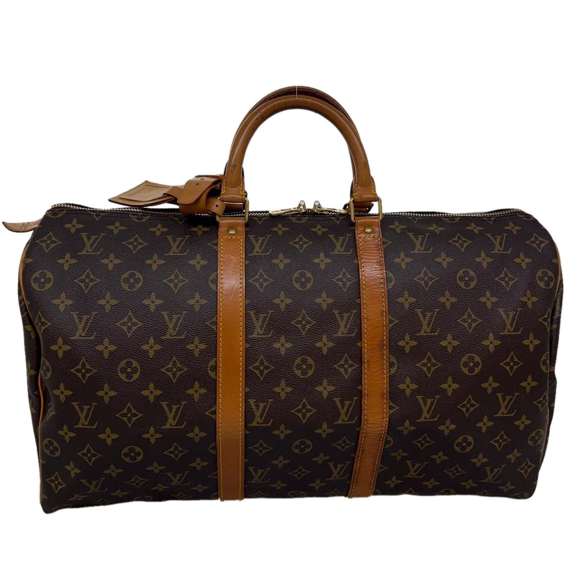 LOUIS VUITTON Monogram Keepall 50 Boston Bag M41426 LV jk2784