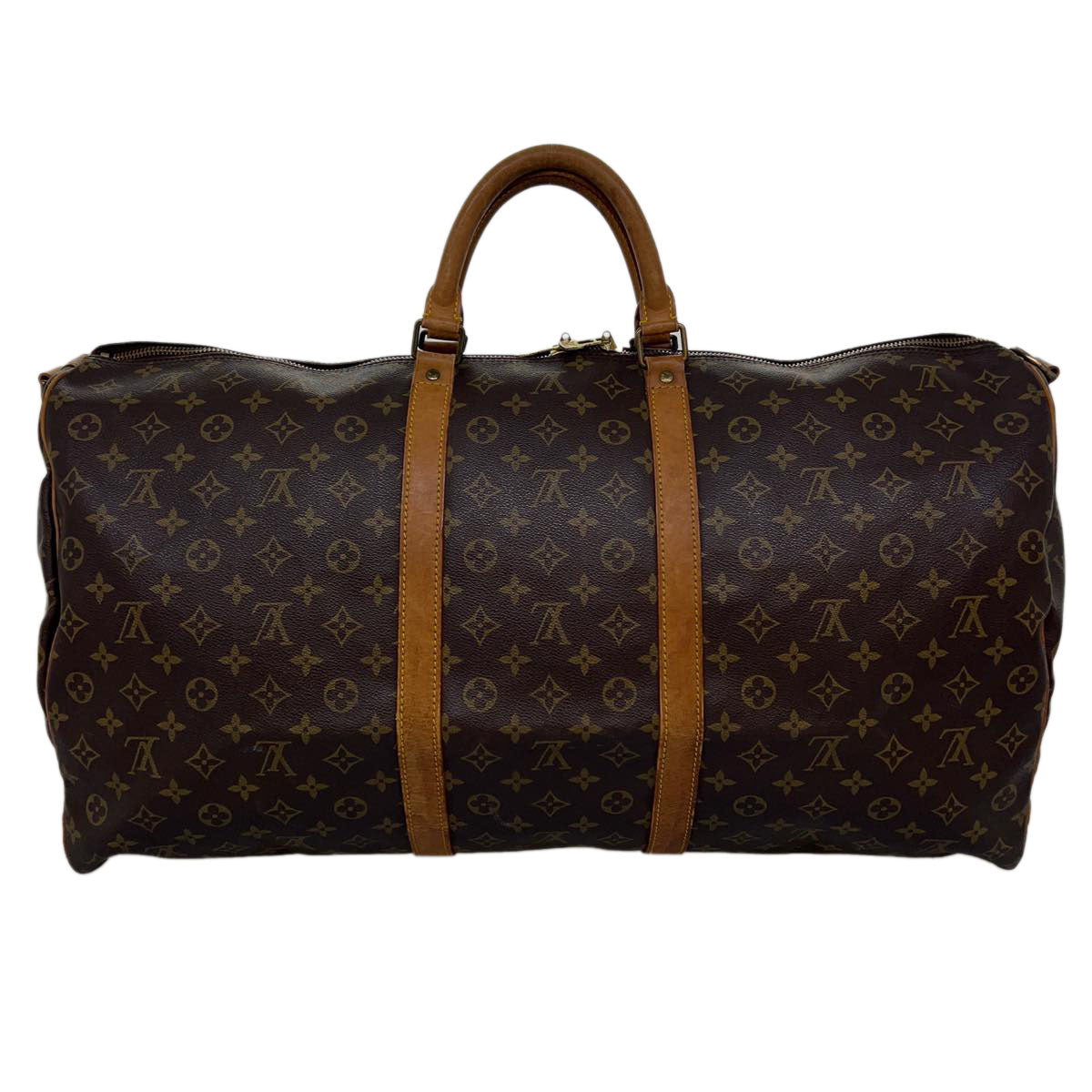 LOUIS VUITTON Monogram Keepall Bandouliere 60 Boston Bag M41412 LV jk2785