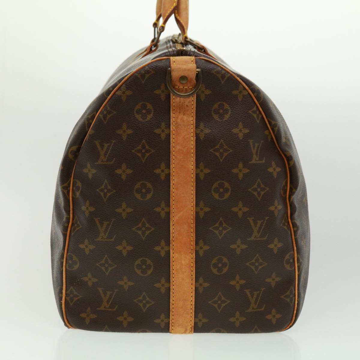 LOUIS VUITTON Monogram Keepall Bandouliere 55 Boston Bag M41414 LV jk2787